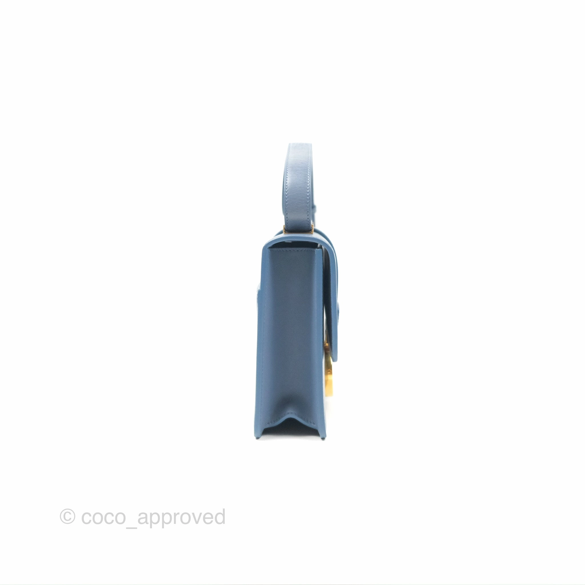 Dior 30 Montaigne Bag Blue Box Calfskin