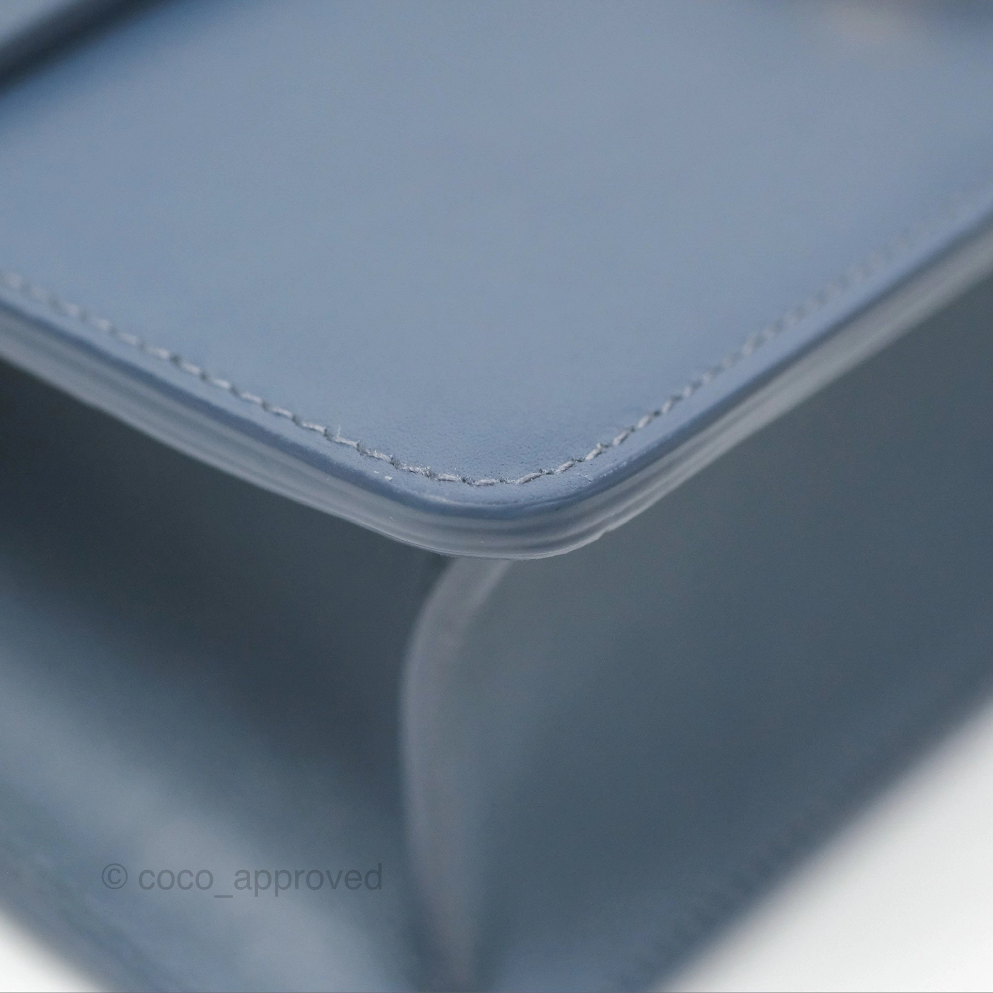 Dior 30 Montaigne Bag Blue Box Calfskin