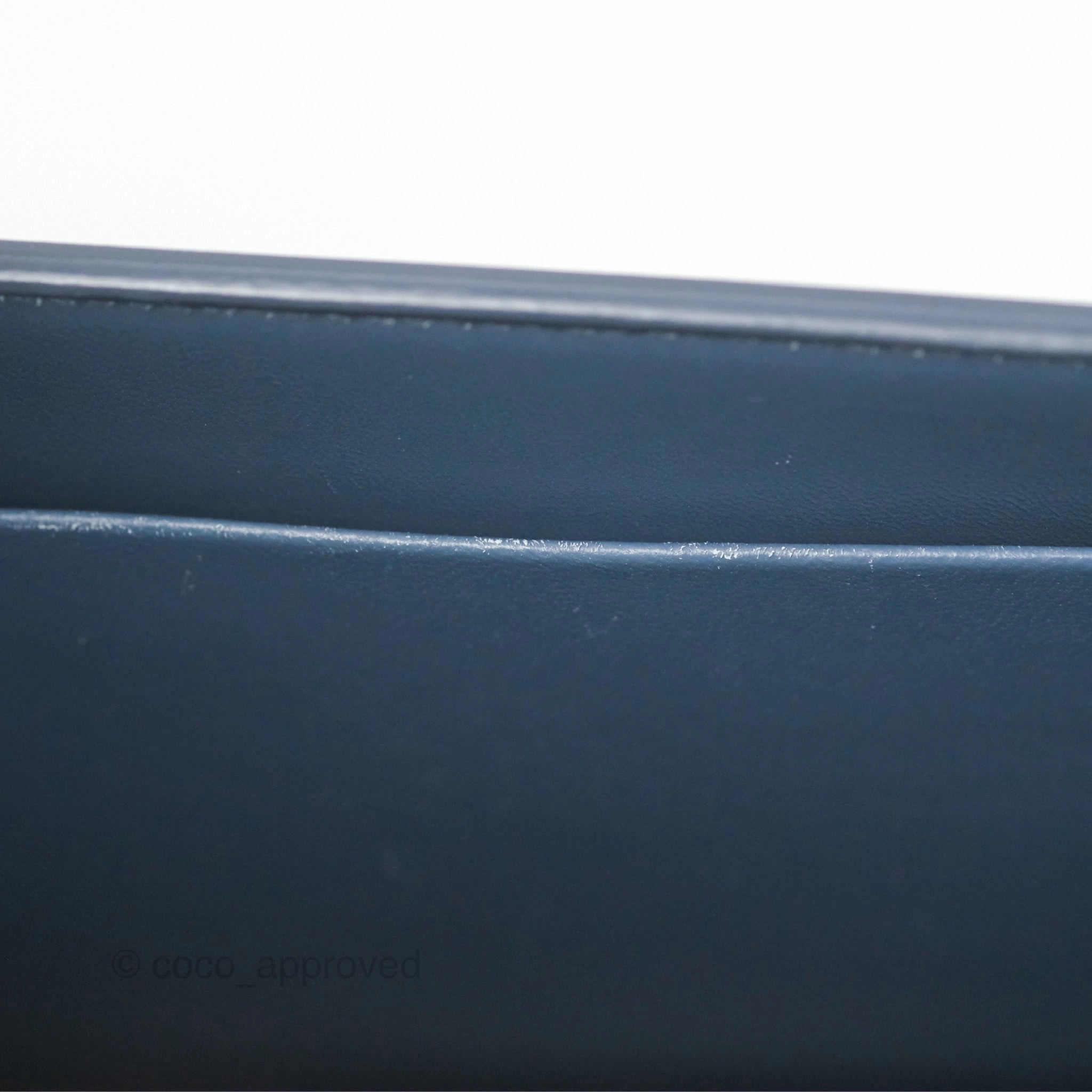 Dior 30 Montaigne Bag Blue Box Calfskin