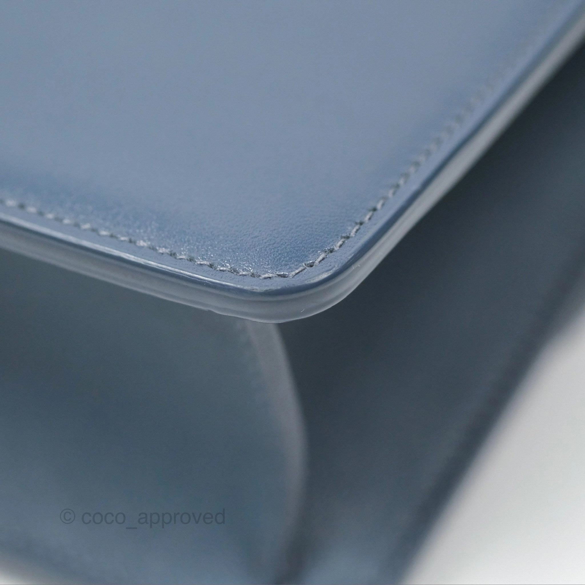 Dior 30 Montaigne Bag Blue Box Calfskin