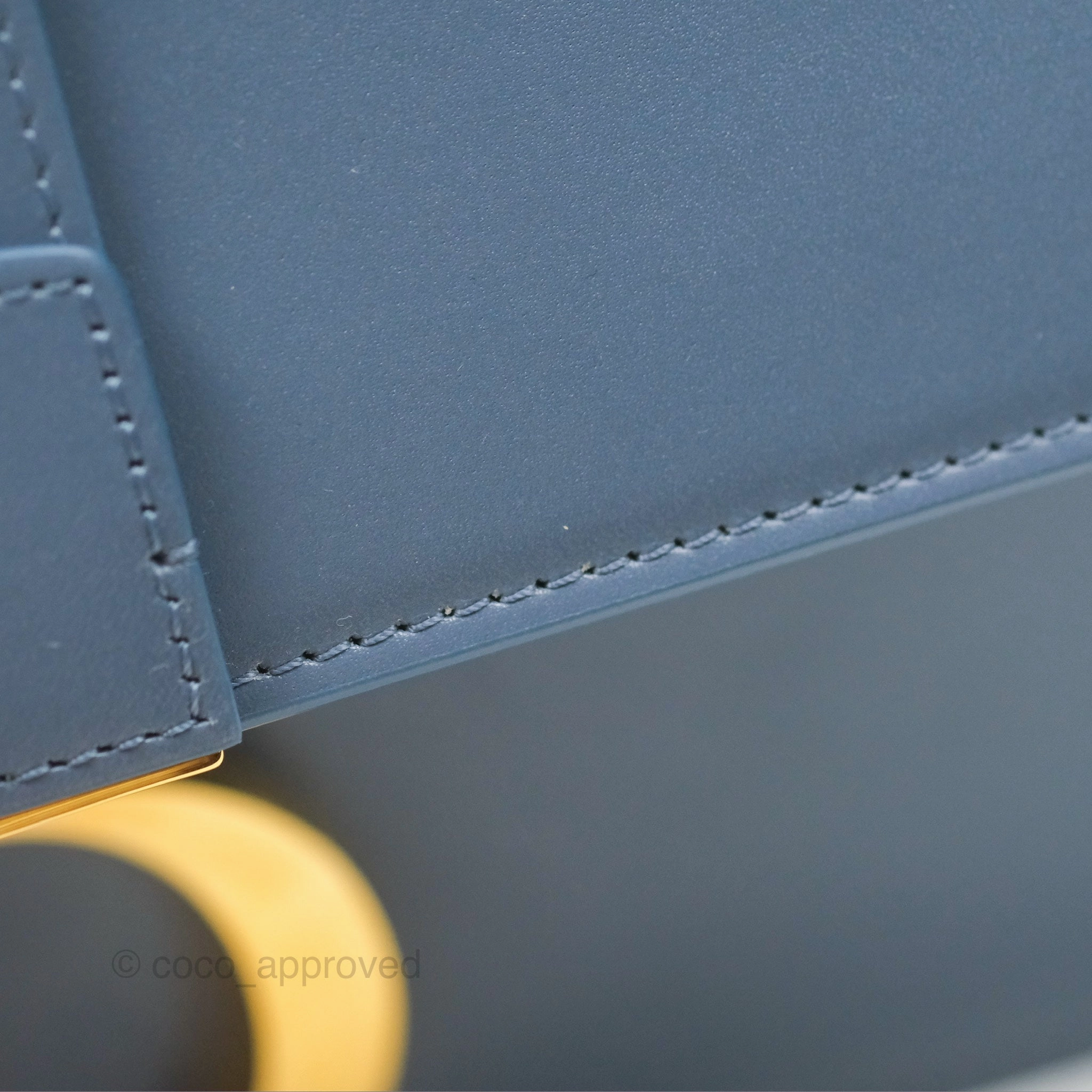 Dior 30 Montaigne Bag Blue Box Calfskin