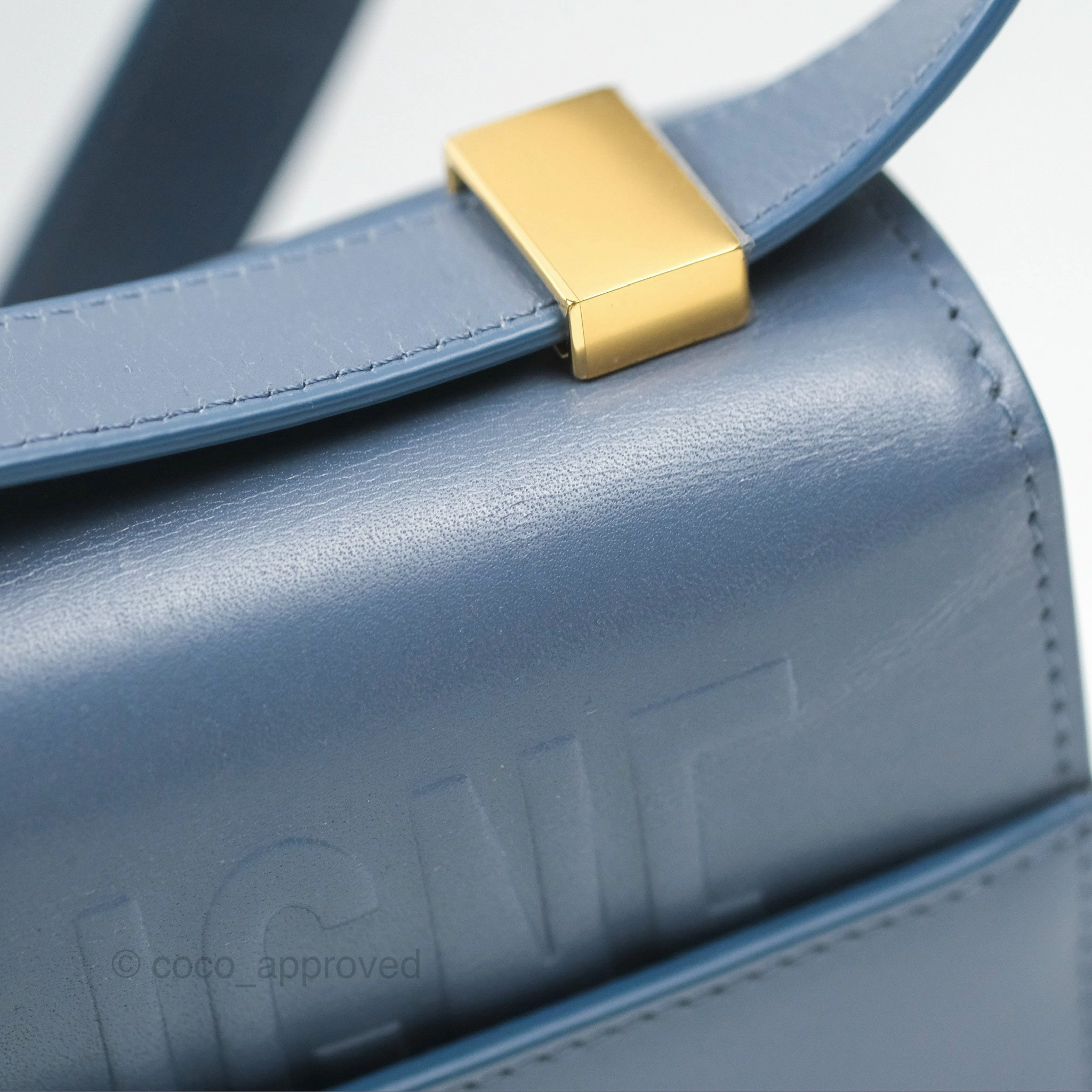 Dior 30 Montaigne Bag Blue Box Calfskin