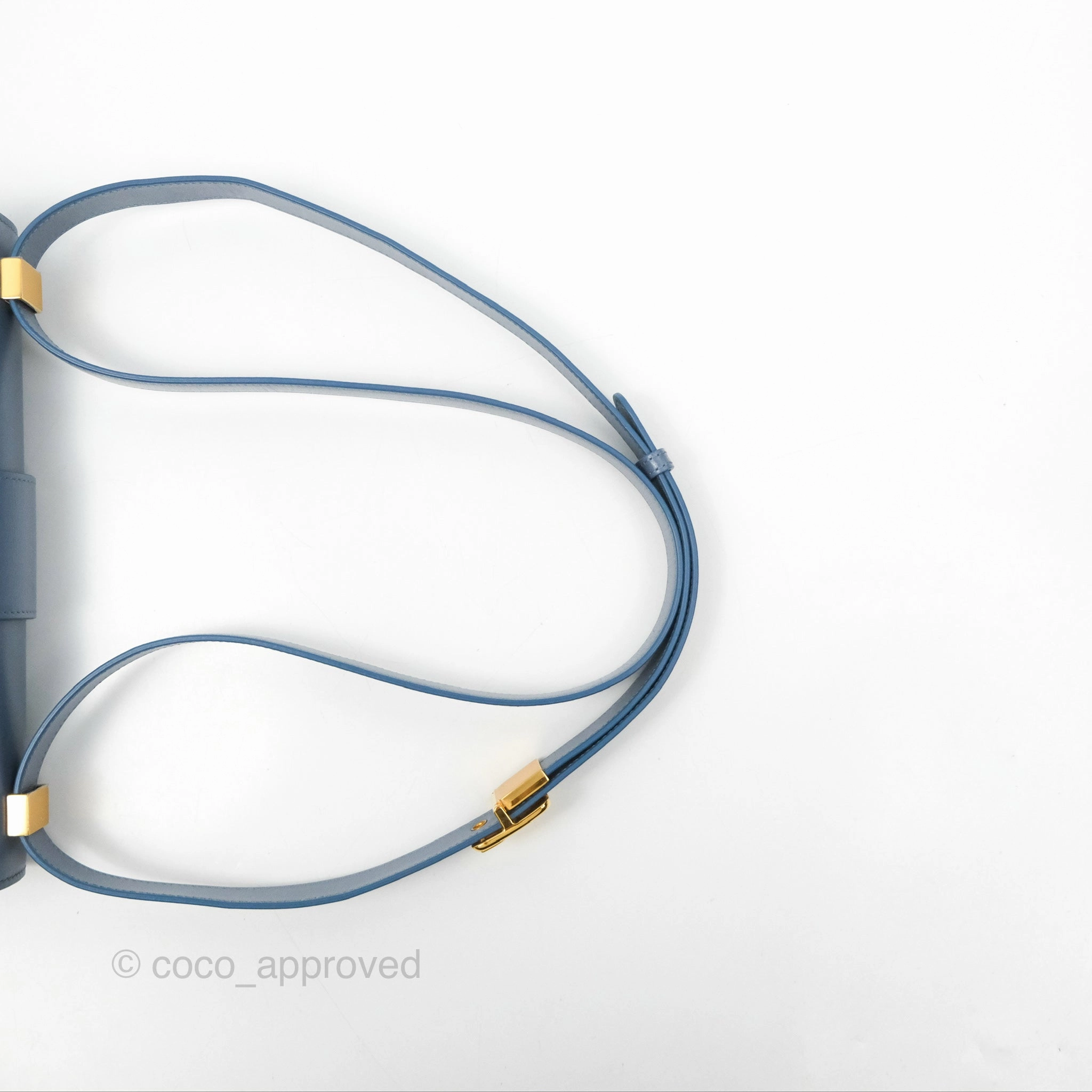 Dior 30 Montaigne Bag Blue Box Calfskin