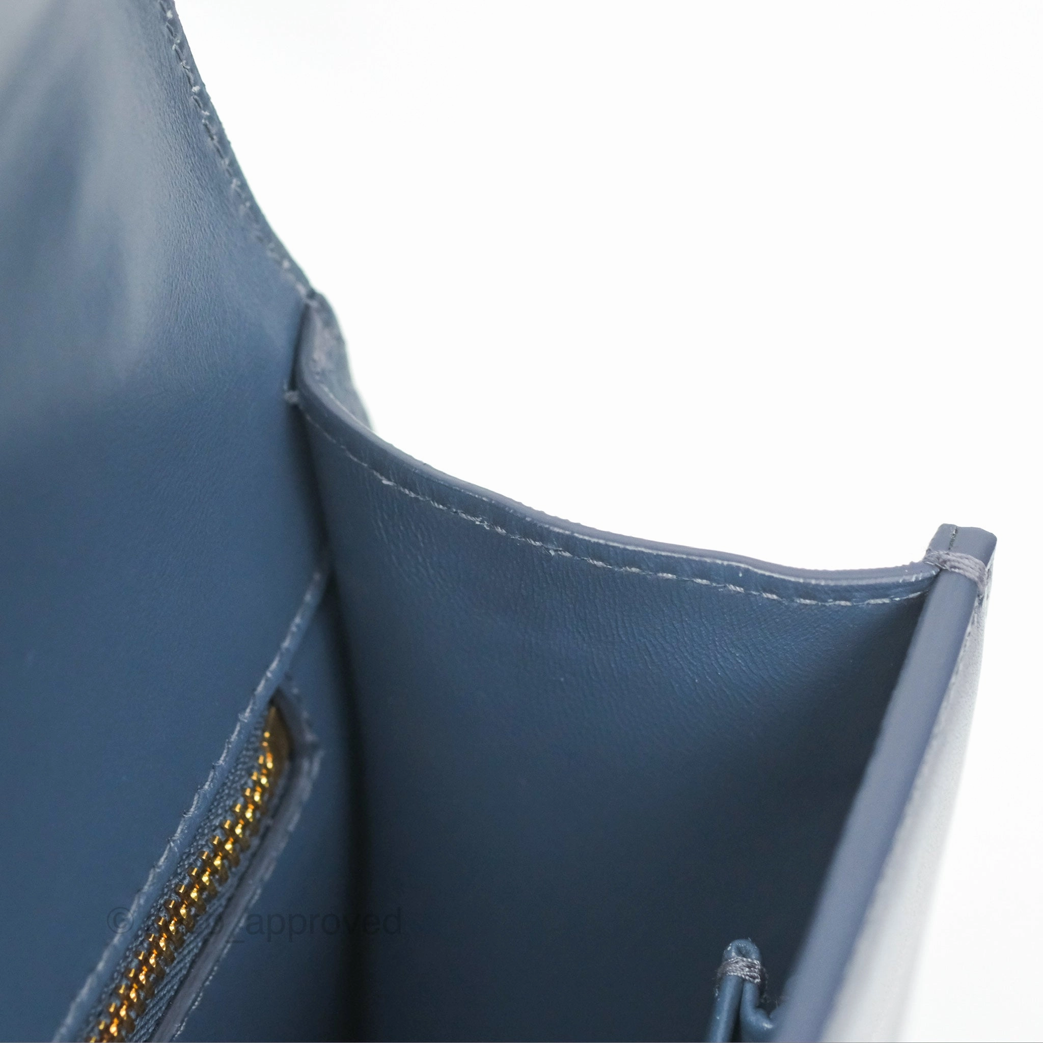 Dior 30 Montaigne Bag Blue Box Calfskin