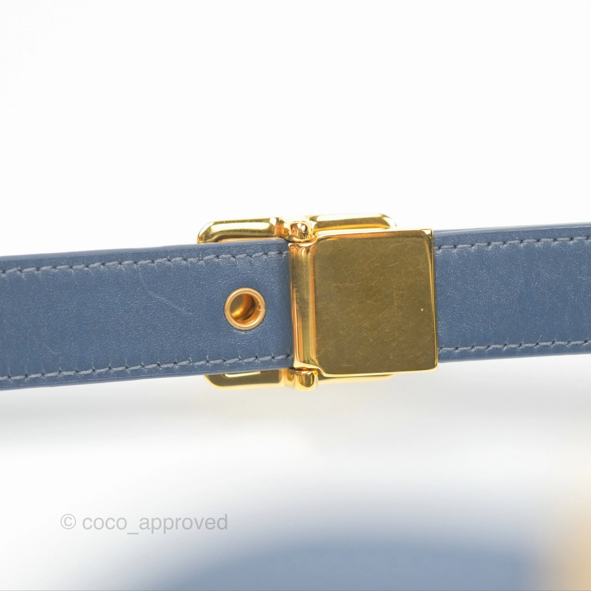 Dior 30 Montaigne Bag Blue Box Calfskin