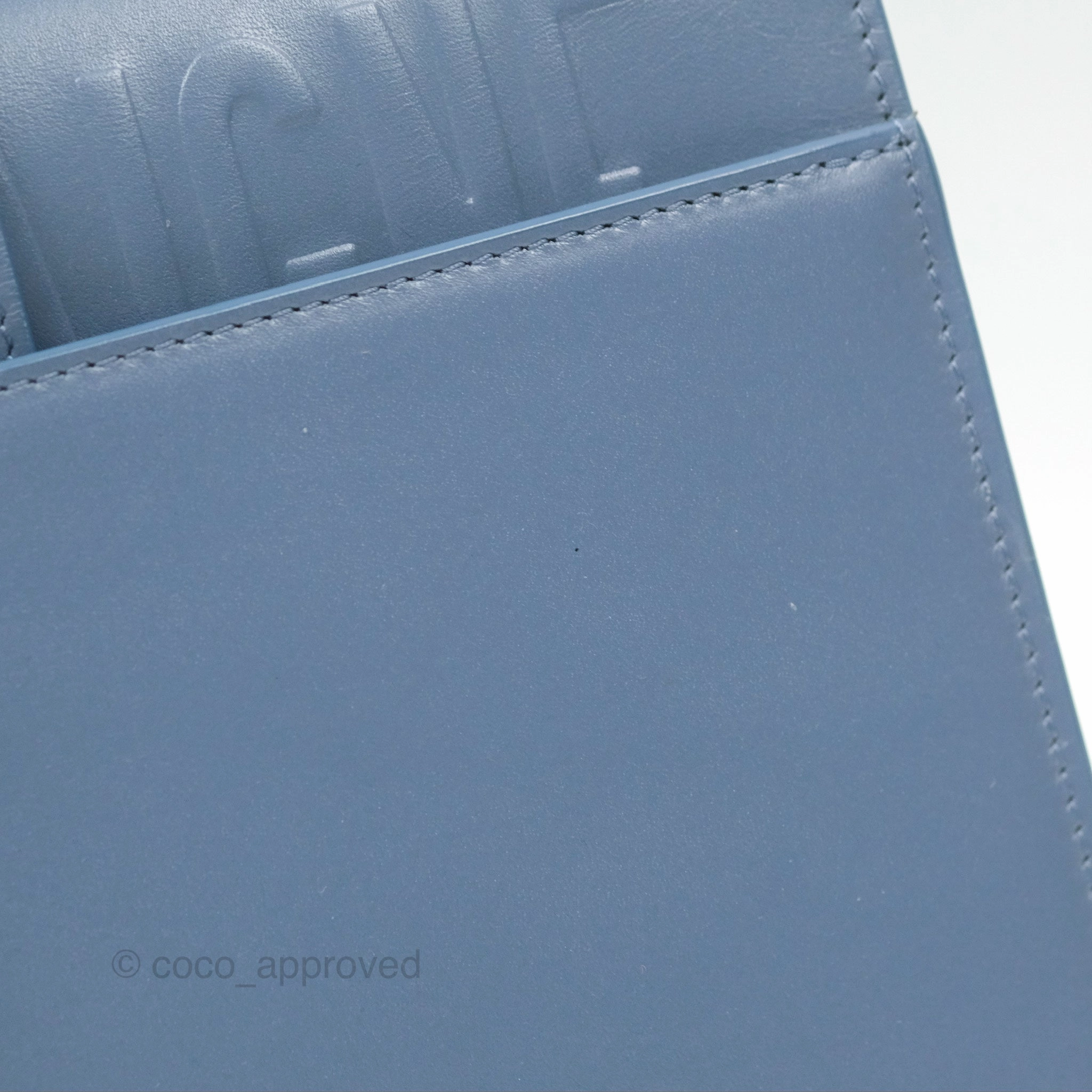 Dior 30 Montaigne Bag Blue Box Calfskin