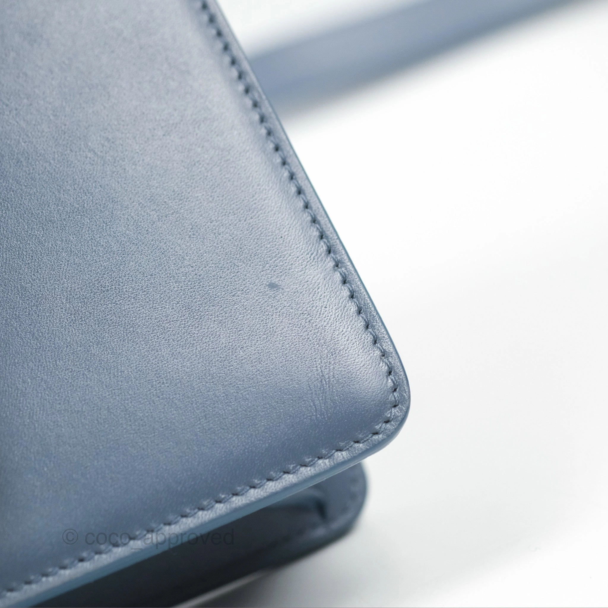 Dior 30 Montaigne Bag Blue Box Calfskin