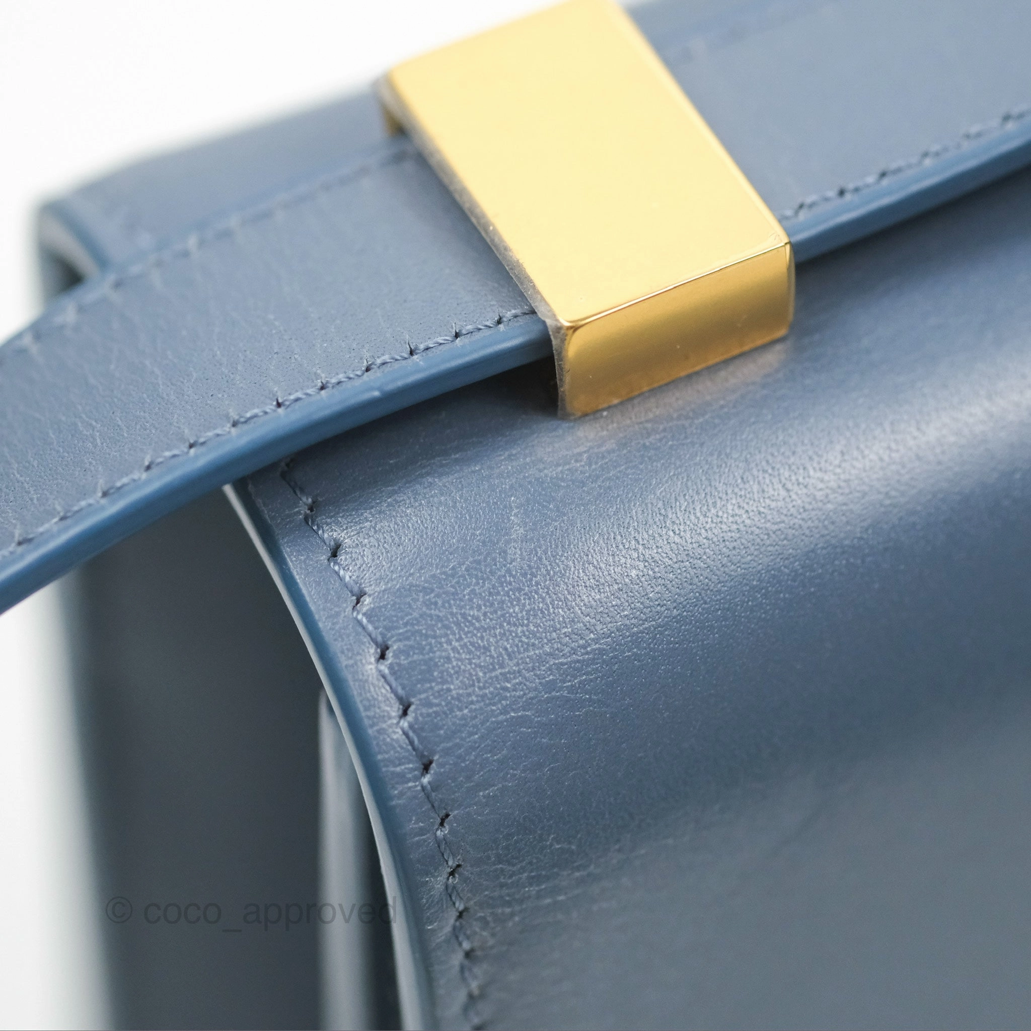 Dior 30 Montaigne Bag Blue Box Calfskin