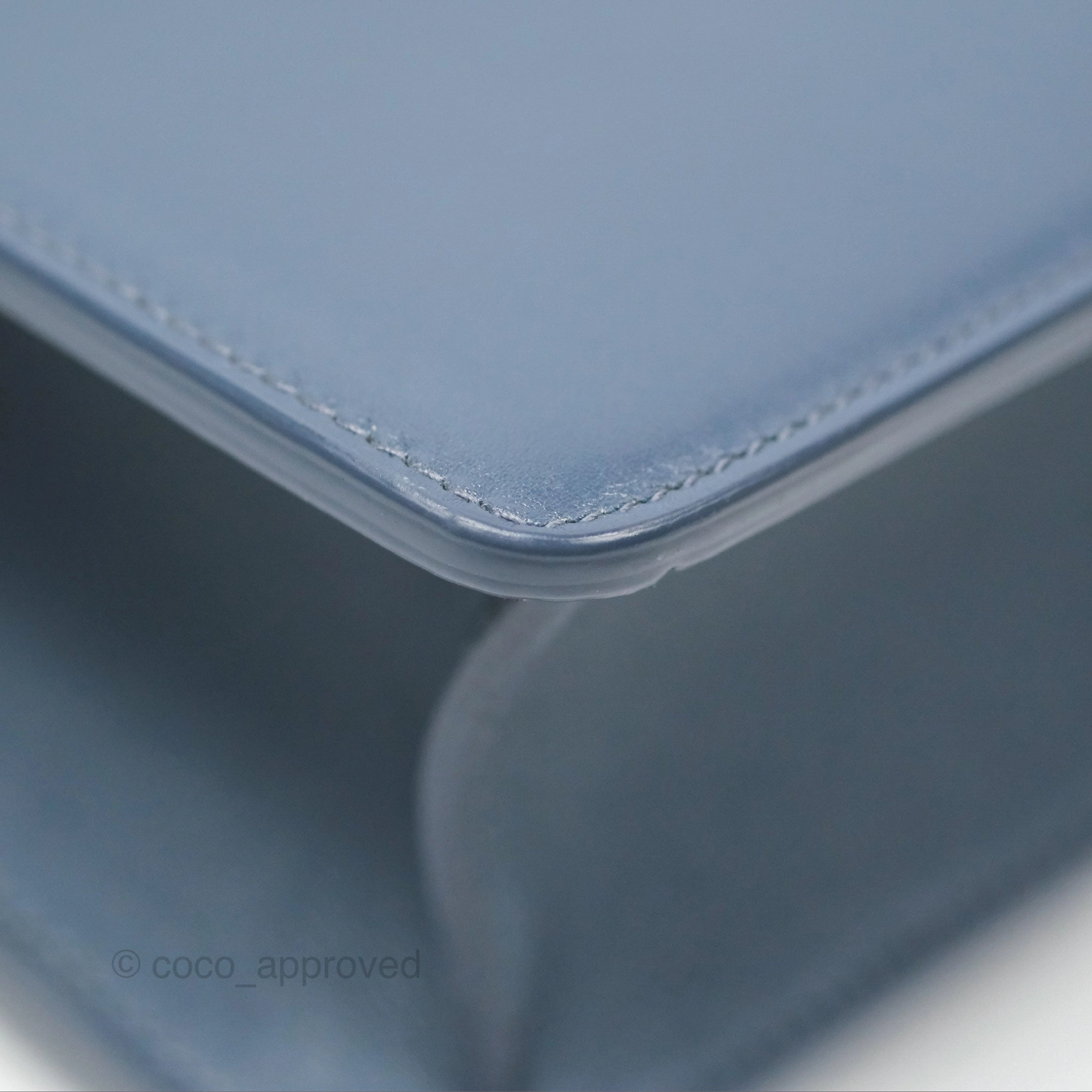 Dior 30 Montaigne Bag Blue Box Calfskin