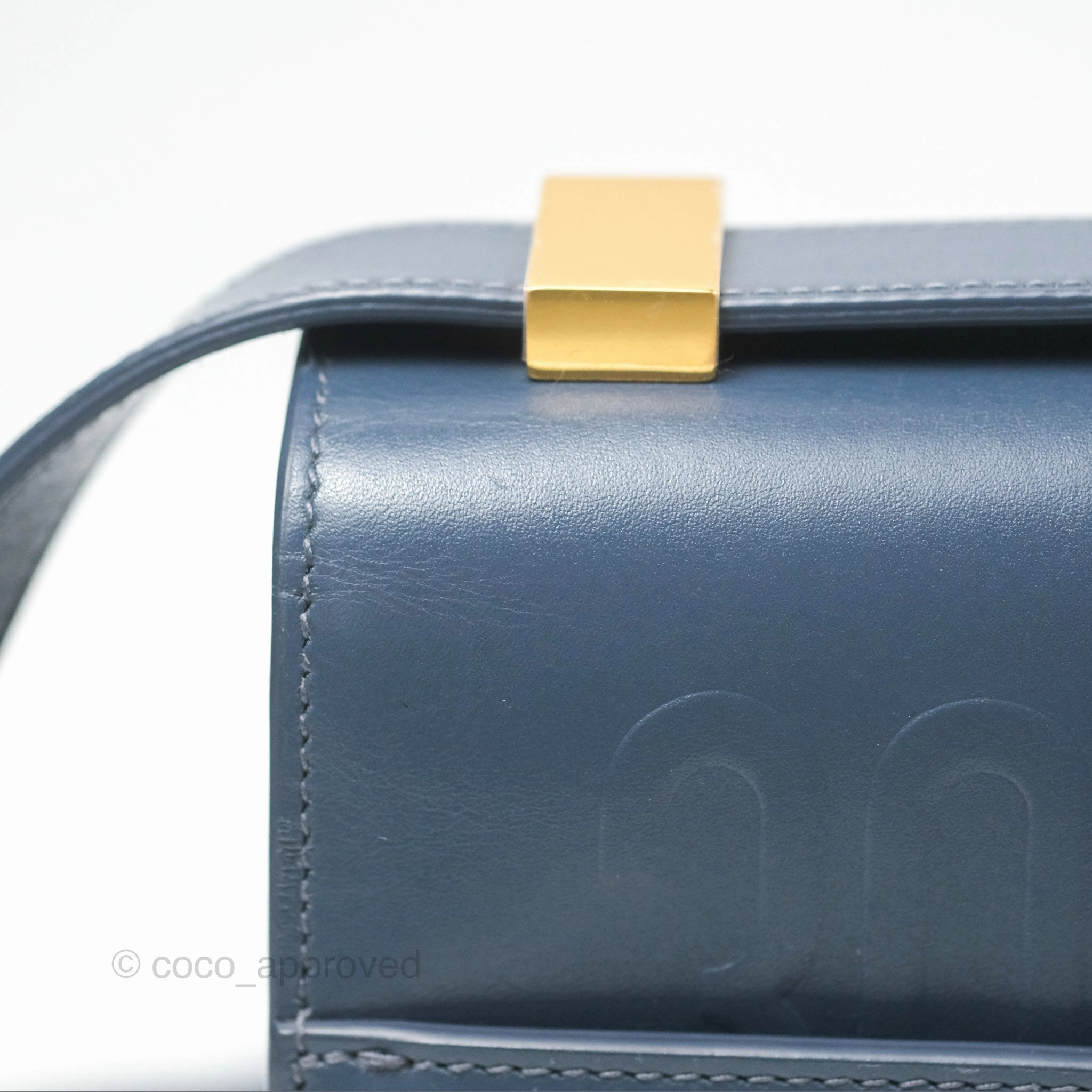 Dior 30 Montaigne Bag Blue Box Calfskin