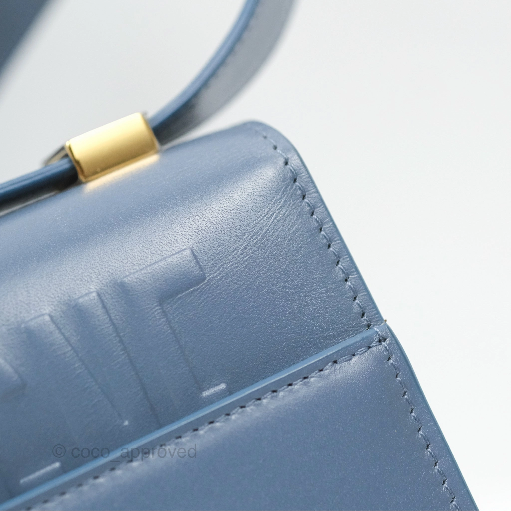 Dior 30 Montaigne Bag Blue Box Calfskin