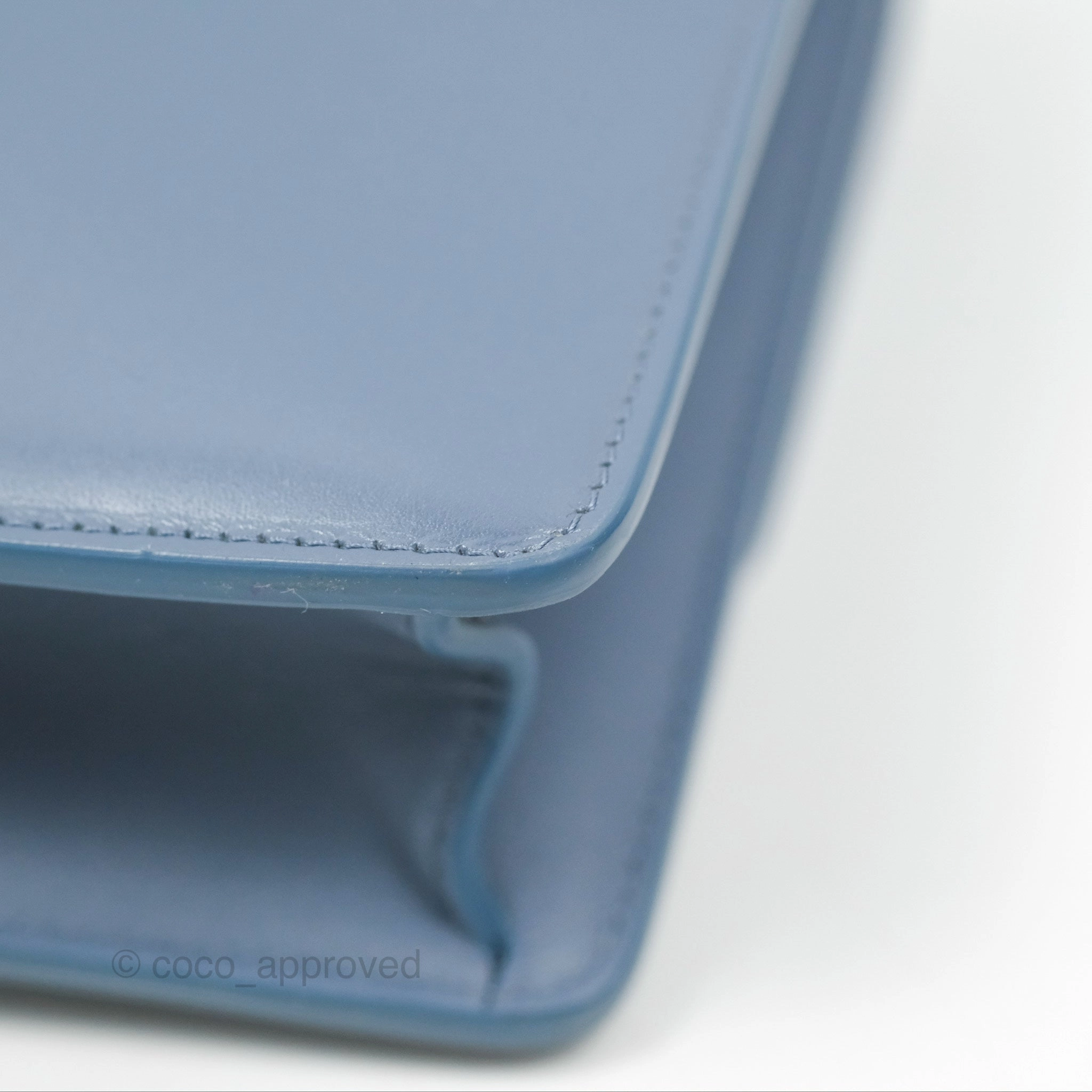 Dior 30 Montaigne Bag Blue Box Calfskin