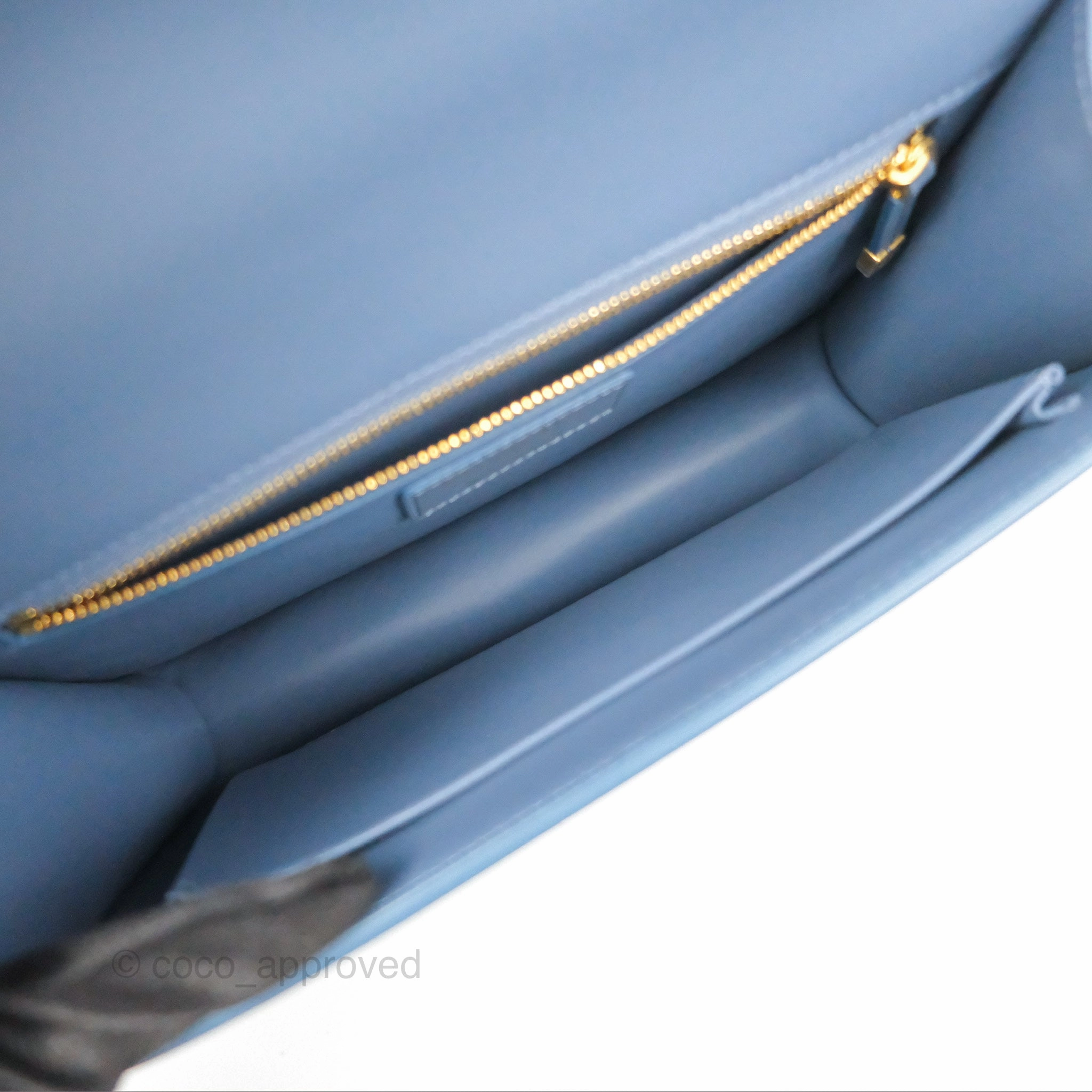 Dior 30 Montaigne Bag Blue Box Calfskin
