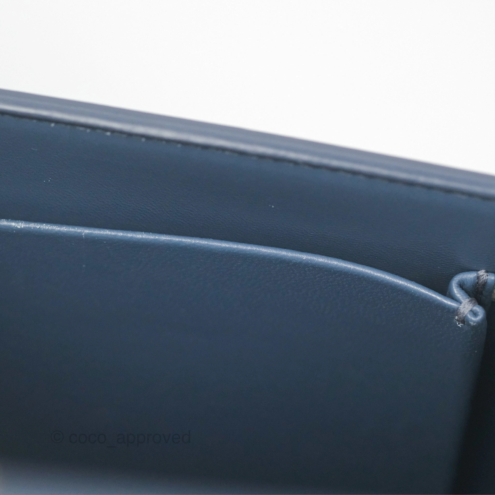 Dior 30 Montaigne Bag Blue Box Calfskin