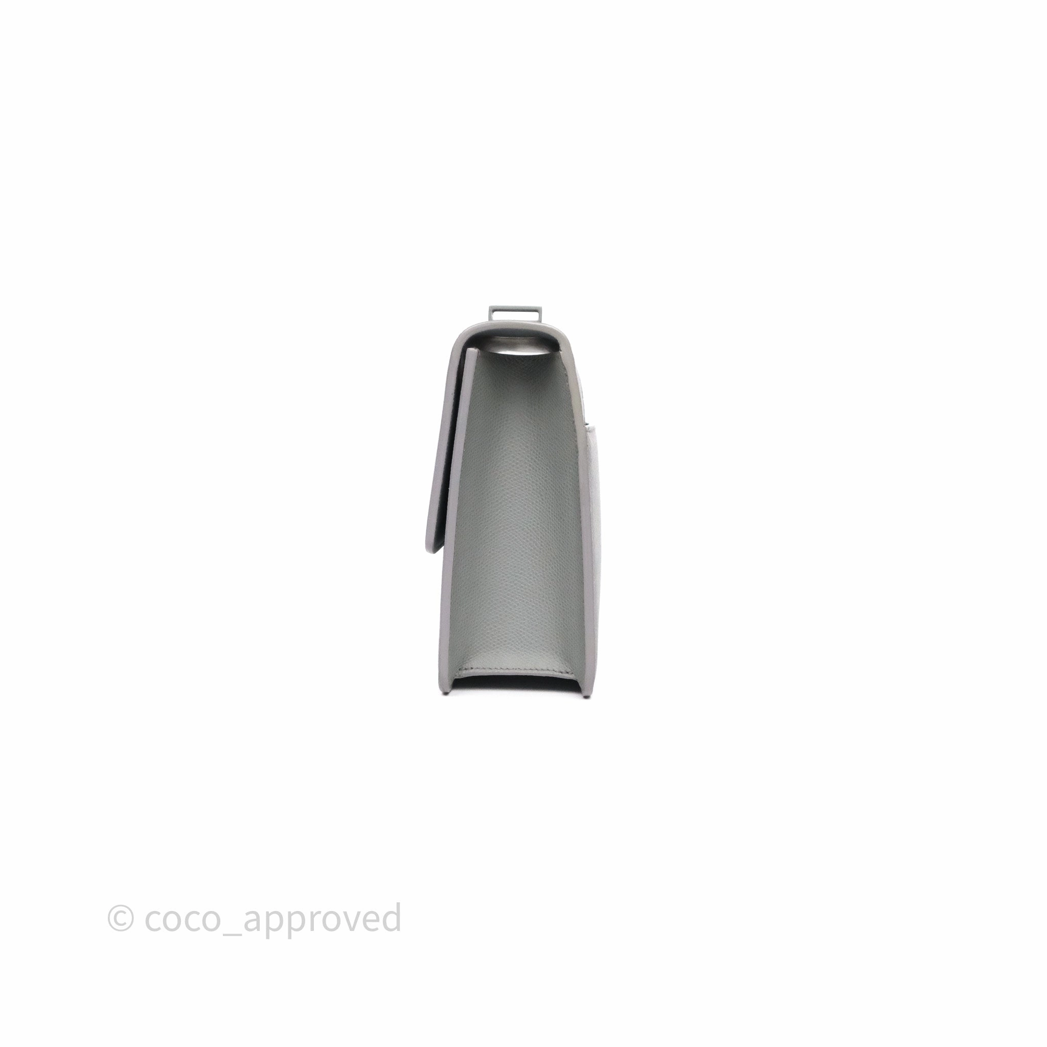 Dior 30 Montaigne Bag Grey Ultra Matte Grained Calfskin