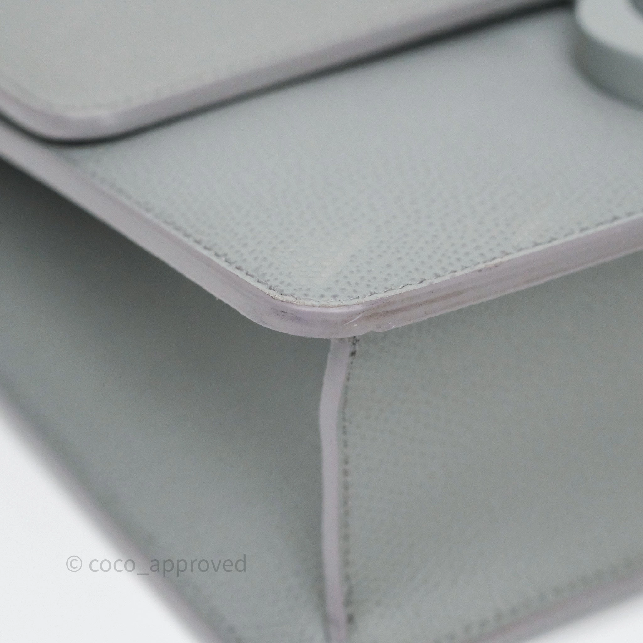 Dior 30 Montaigne Bag Grey Ultra Matte Grained Calfskin