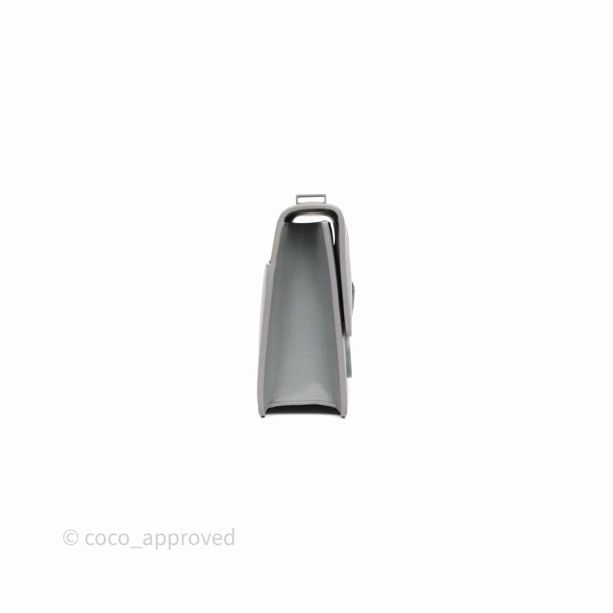 Dior 30 Montaigne Bag Grey Ultra Matte Grained Calfskin