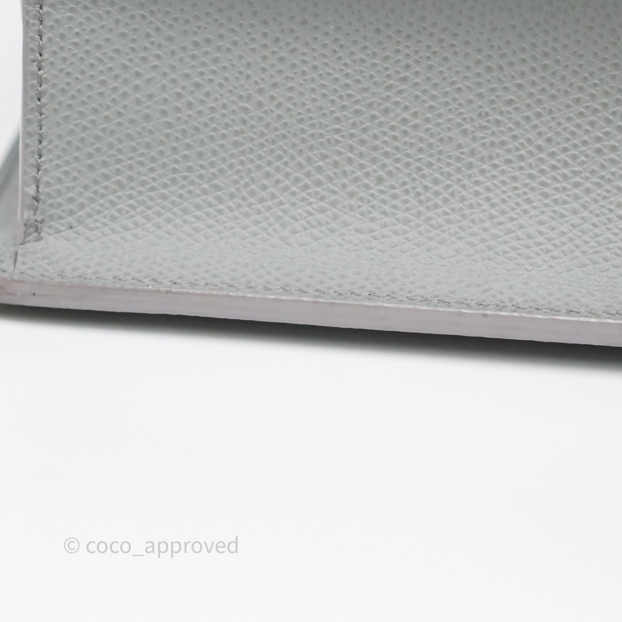 Dior 30 Montaigne Bag Grey Ultra Matte Grained Calfskin