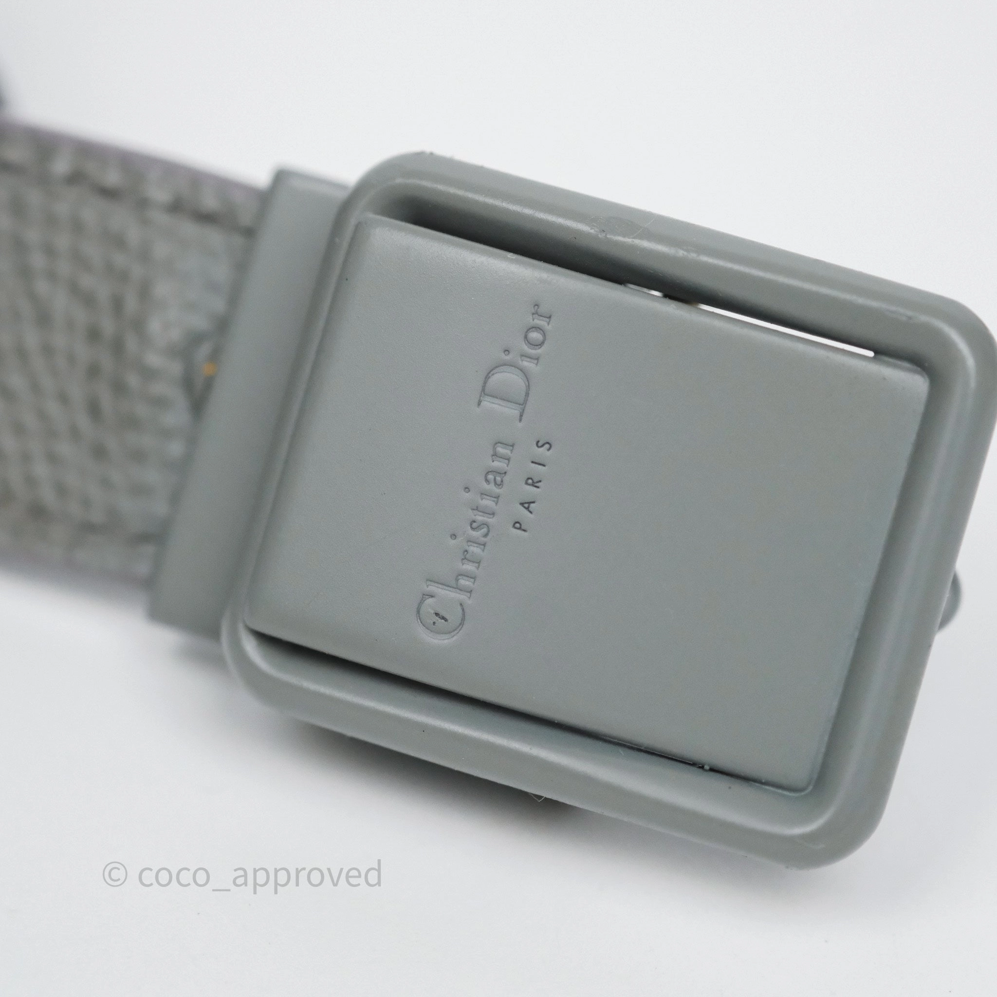 Dior 30 Montaigne Bag Grey Ultra Matte Grained Calfskin