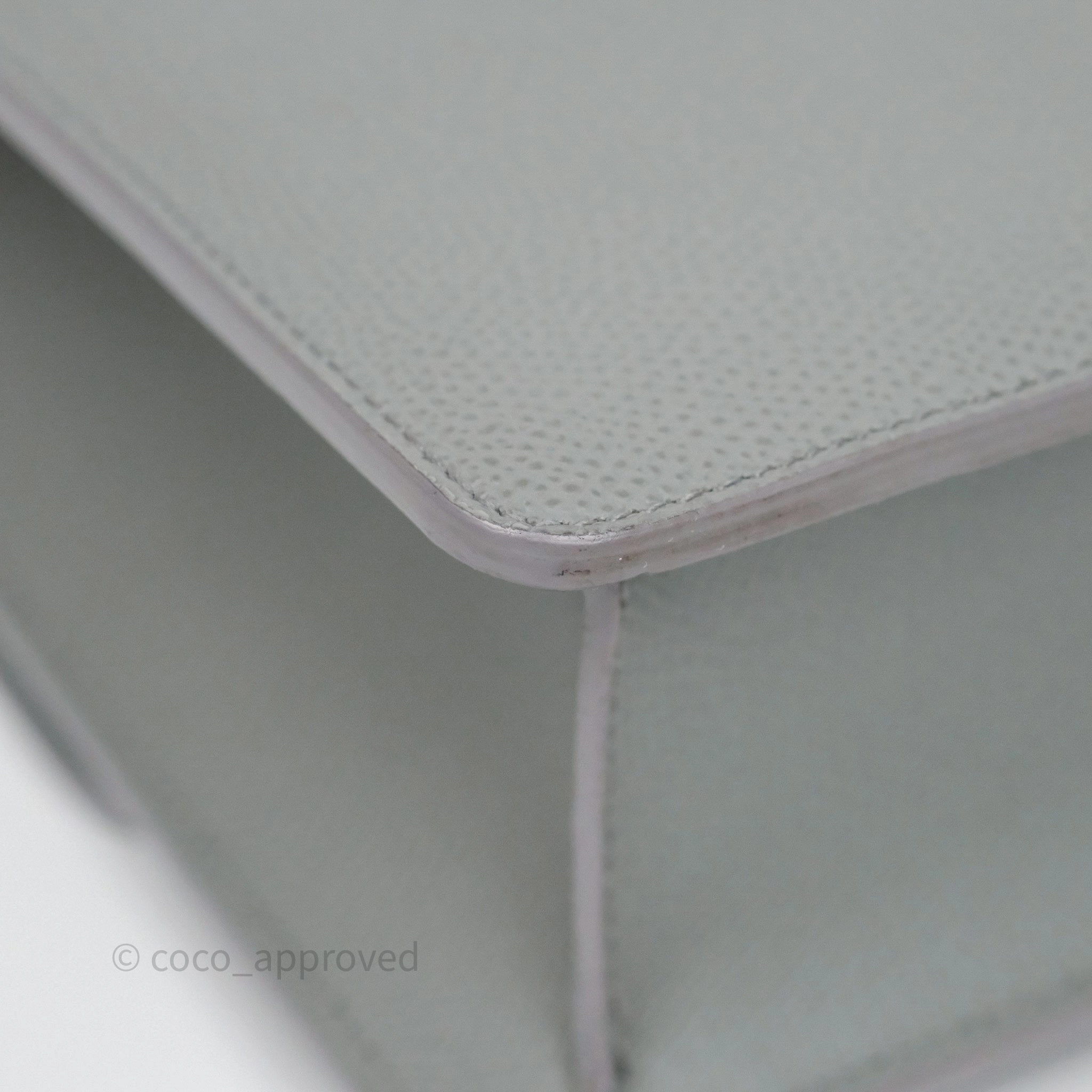 Dior 30 Montaigne Bag Grey Ultra Matte Grained Calfskin