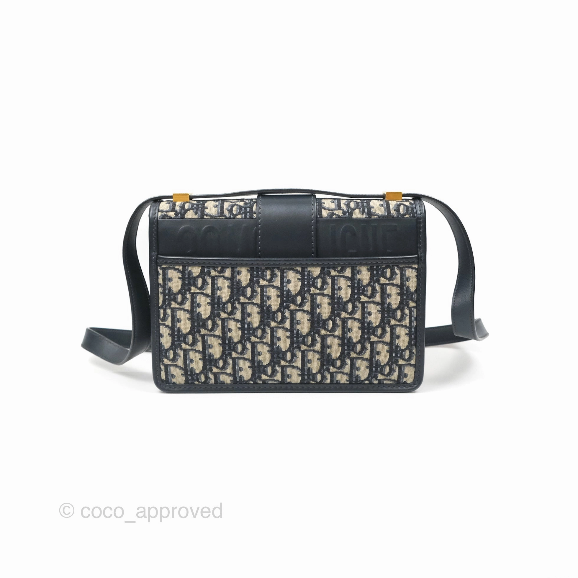 Dior 30 Montaigne Bag Navy Dior Oblique Jacquard