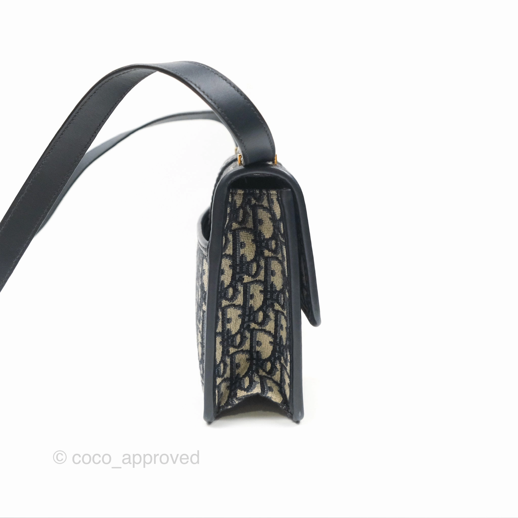 Dior 30 Montaigne Bag Navy Dior Oblique Jacquard