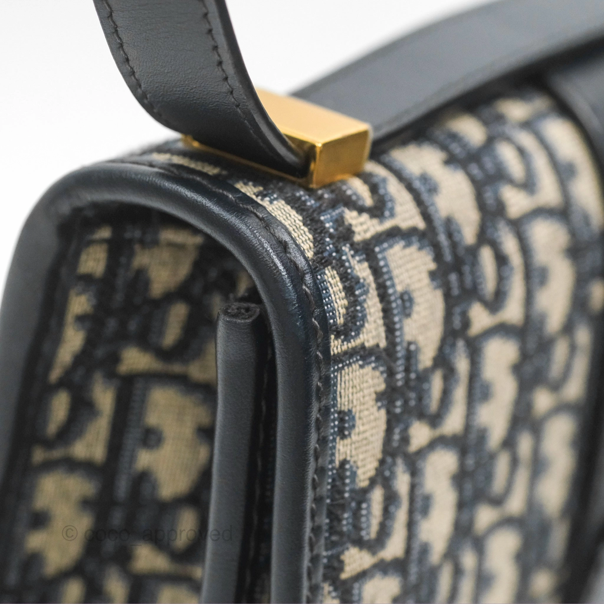Dior 30 Montaigne Bag Navy Dior Oblique Jacquard