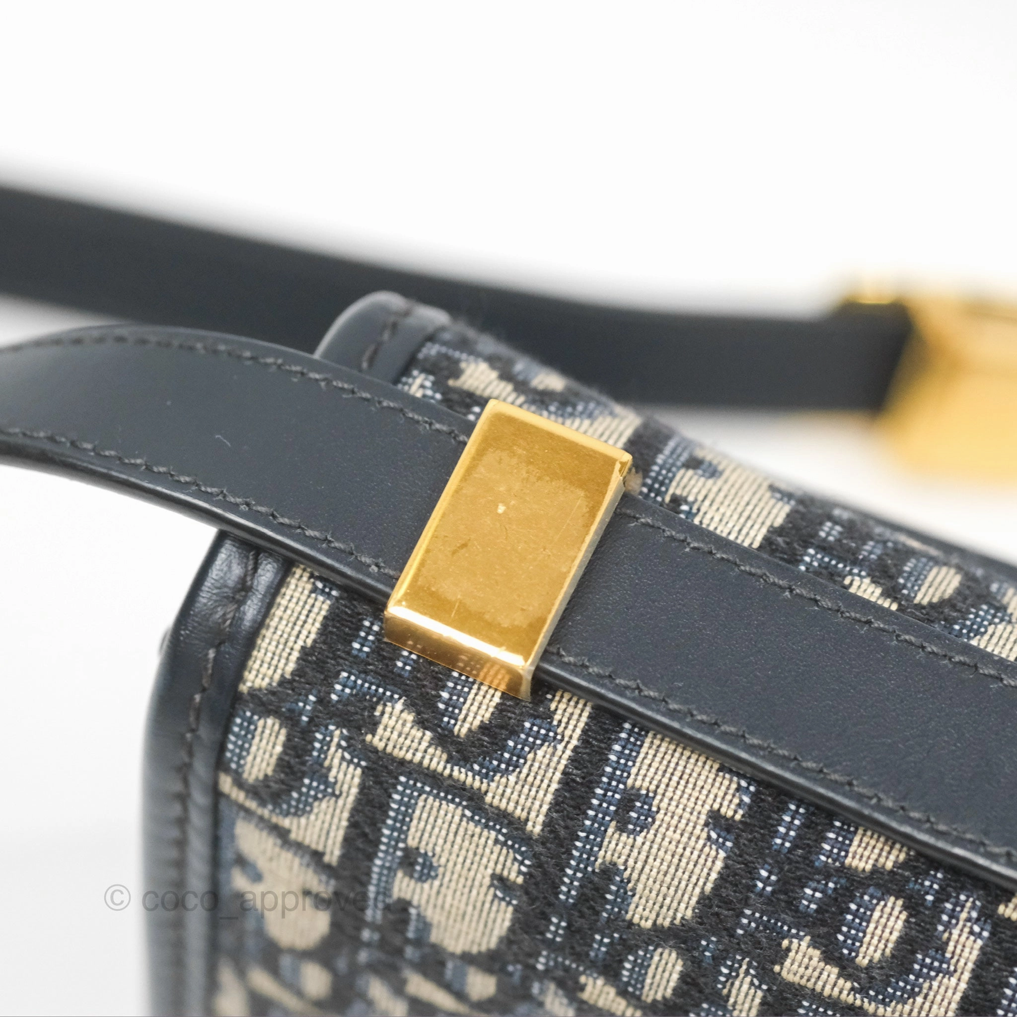 Dior 30 Montaigne Bag Navy Dior Oblique Jacquard