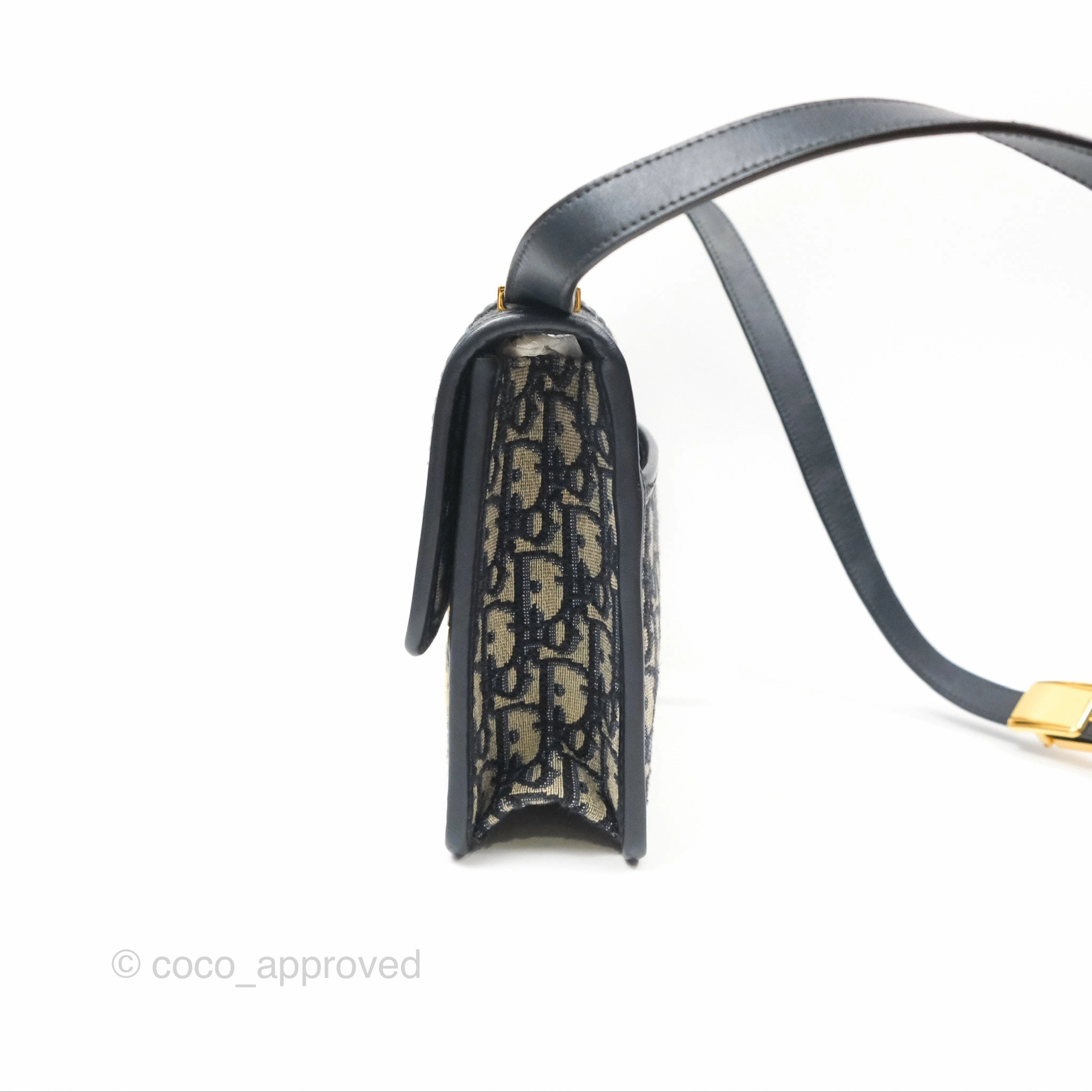 Dior 30 Montaigne Bag Navy Dior Oblique Jacquard