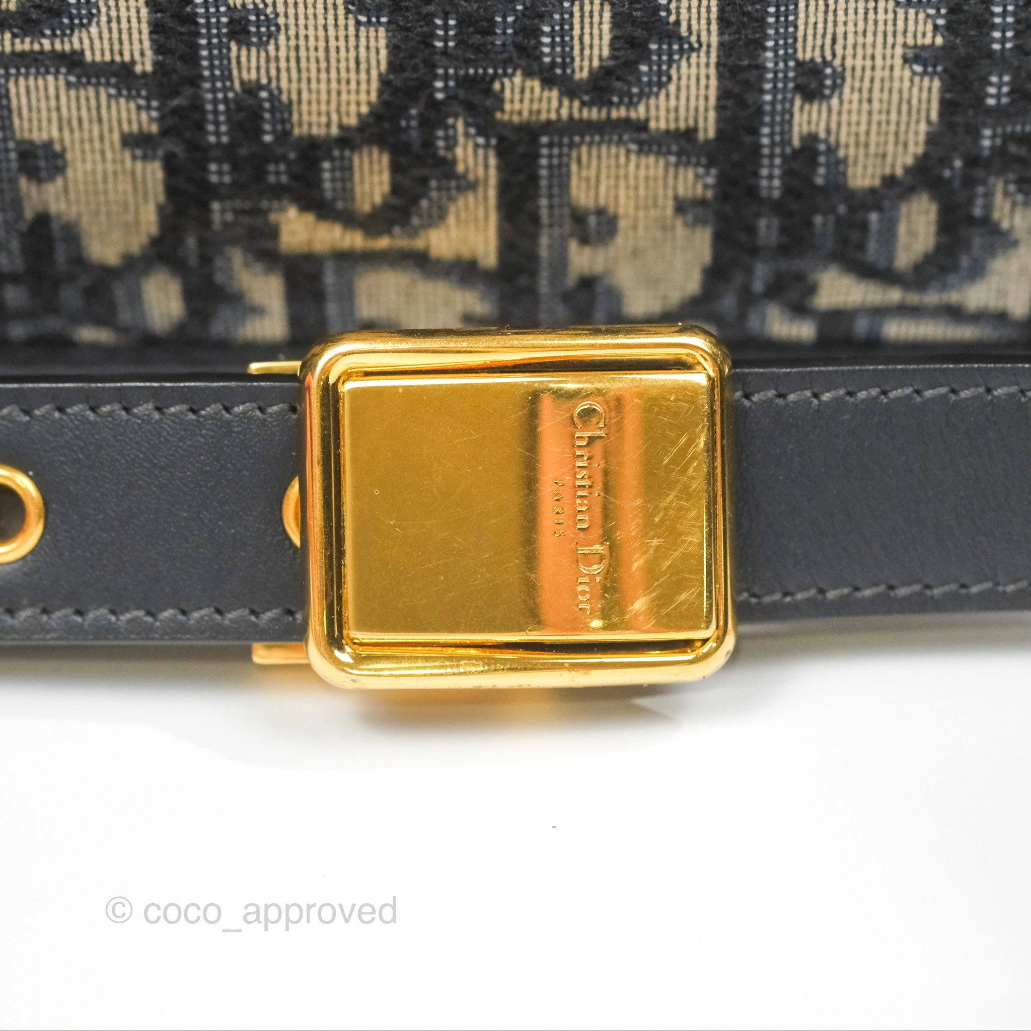 Dior 30 Montaigne Bag Navy Dior Oblique Jacquard