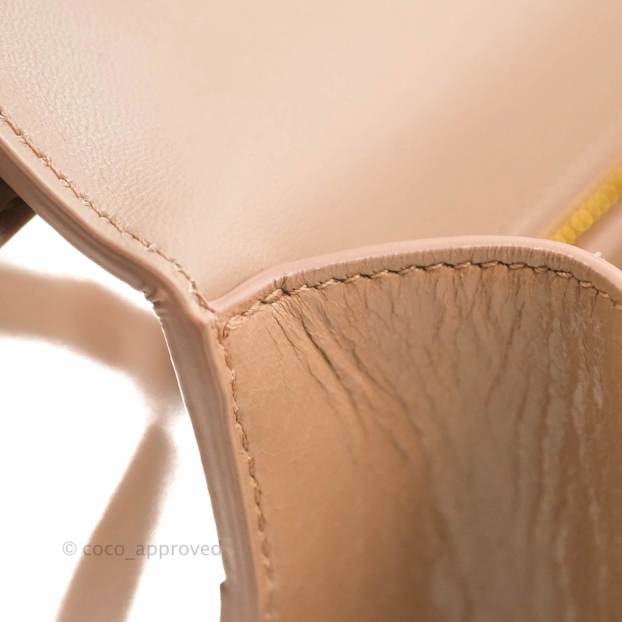Dior 30 Montaigne Bag Rose Des Vents Crinkled Calfskin Gold Hardware