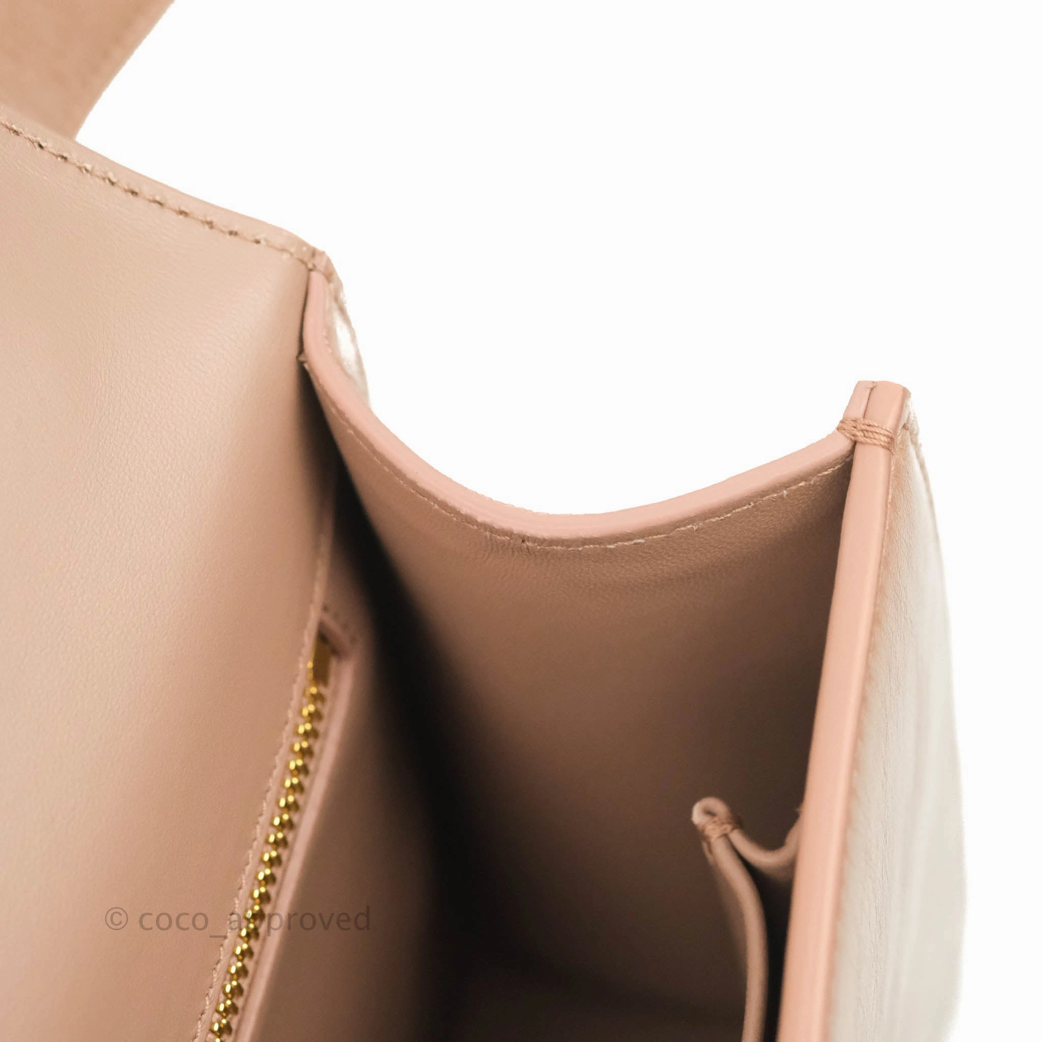 Dior 30 Montaigne Bag Rose Des Vents Crinkled Calfskin Gold Hardware