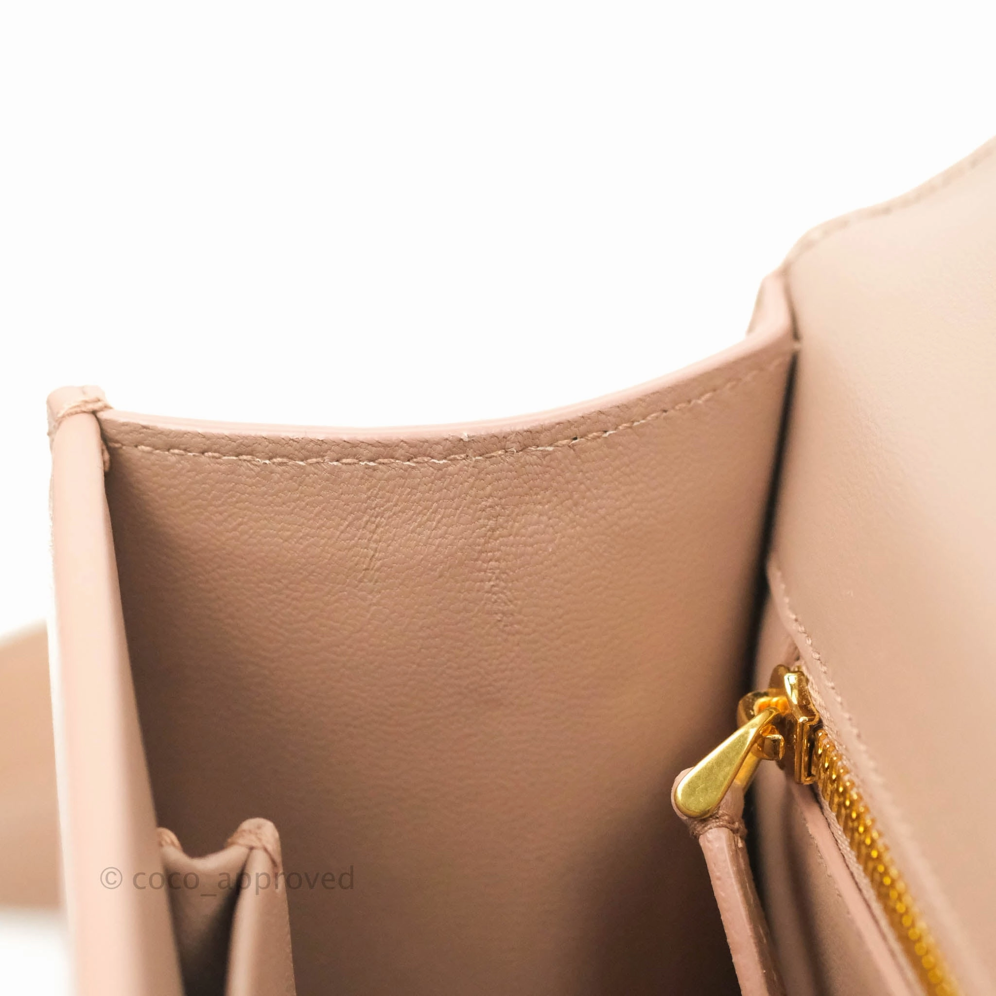 Dior 30 Montaigne Bag Rose Des Vents Crinkled Calfskin Gold Hardware