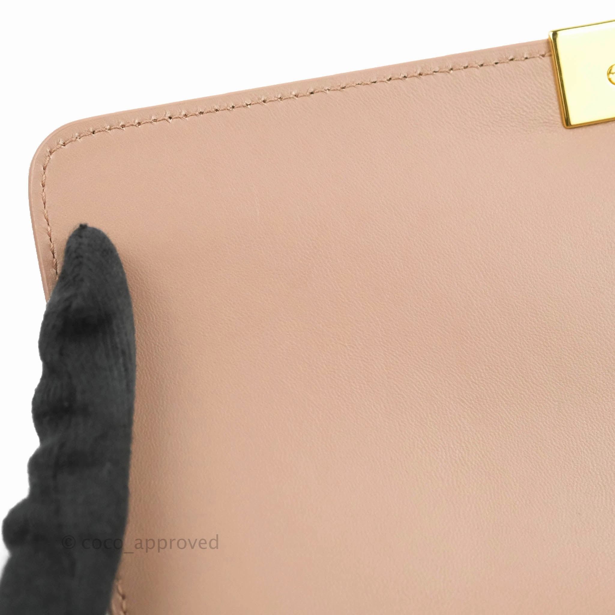 Dior 30 Montaigne Bag Rose Des Vents Crinkled Calfskin Gold Hardware