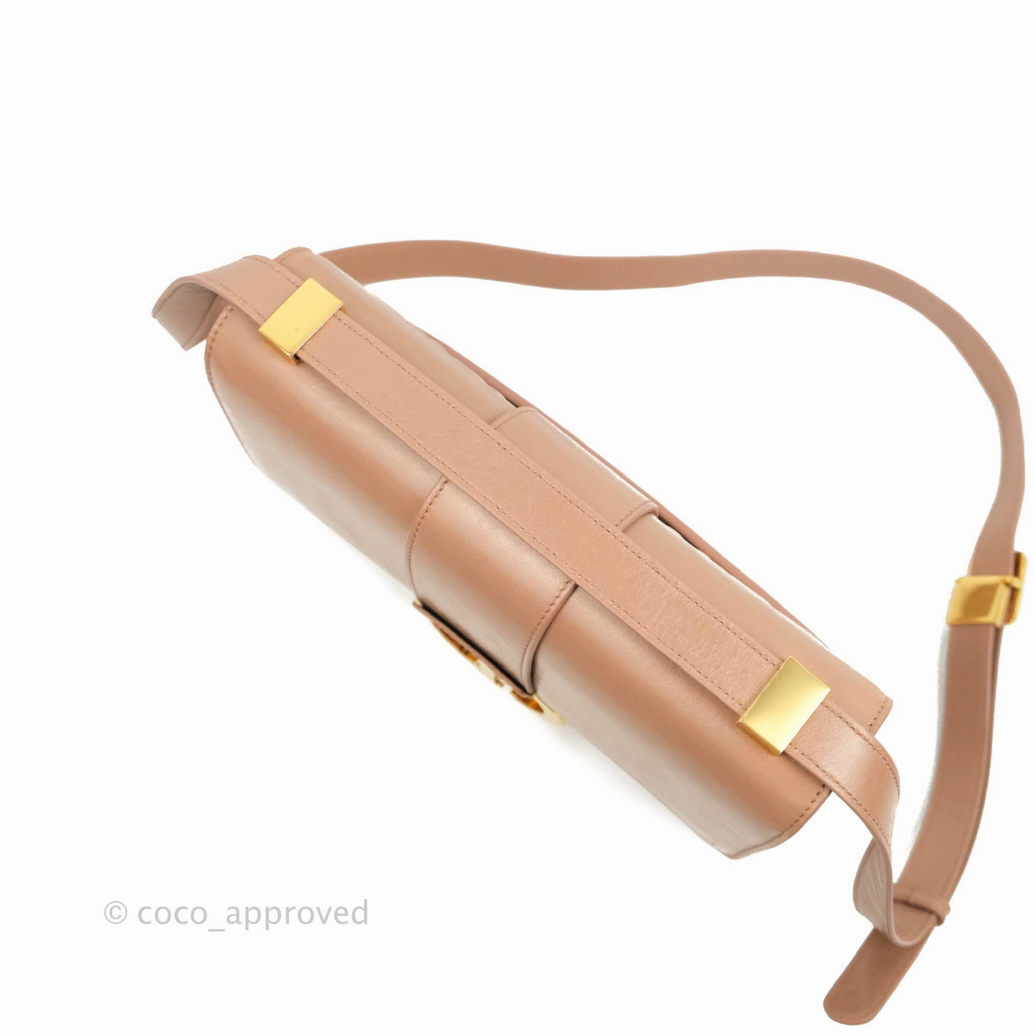 Dior 30 Montaigne Bag Rose Des Vents Crinkled Calfskin Gold Hardware