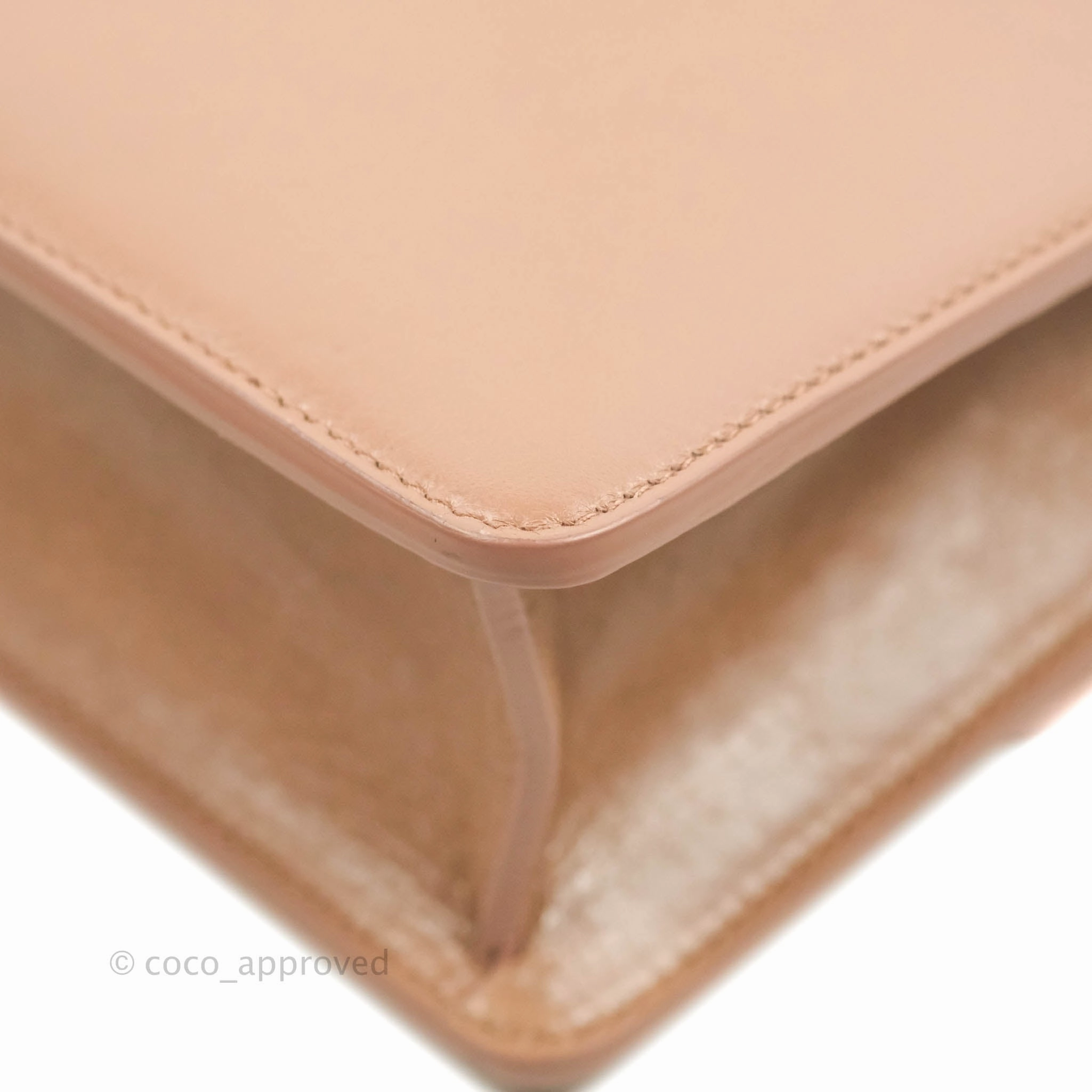 Dior 30 Montaigne Bag Rose Des Vents Crinkled Calfskin Gold Hardware