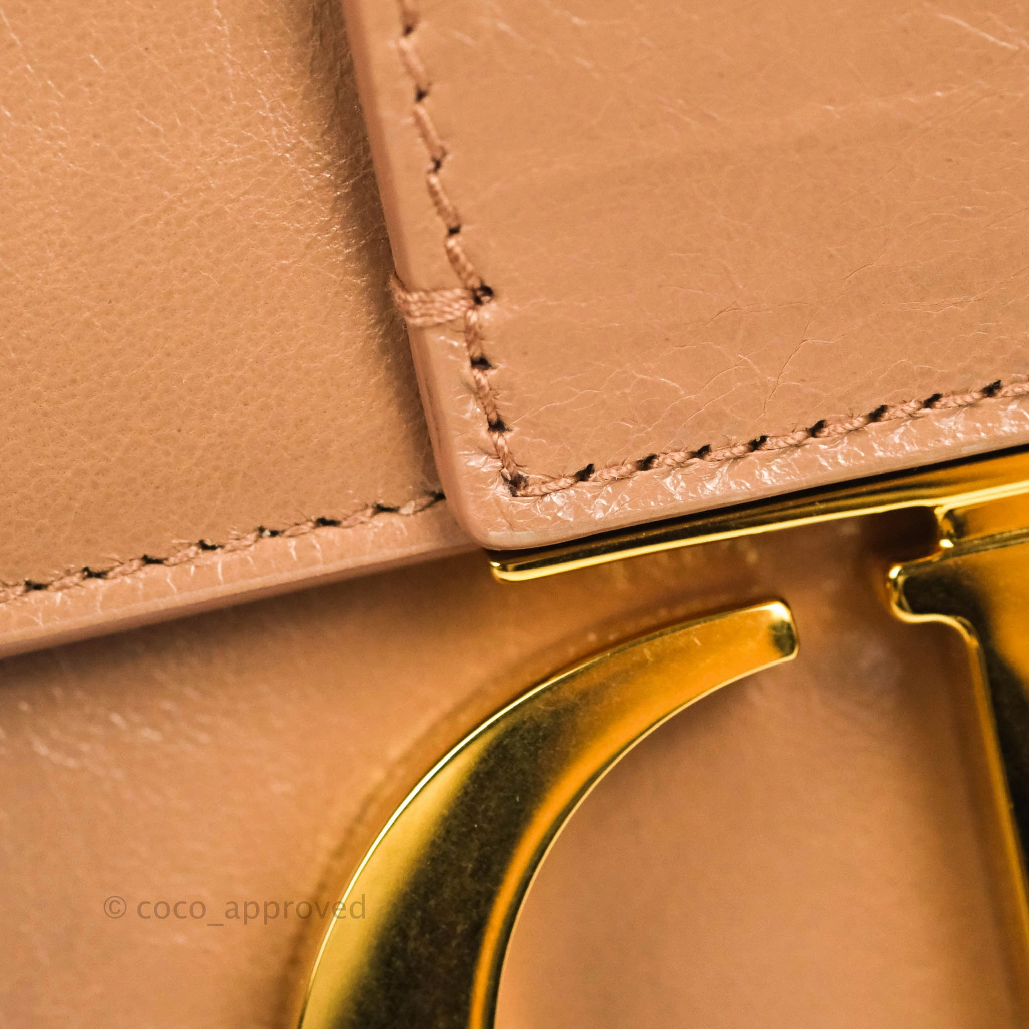 Dior 30 Montaigne Bag Rose Des Vents Crinkled Calfskin Gold Hardware