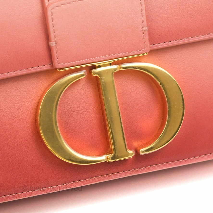 Dior 30 Montaigne Bag Smooth Calfskin Gradient Rose Multicolour