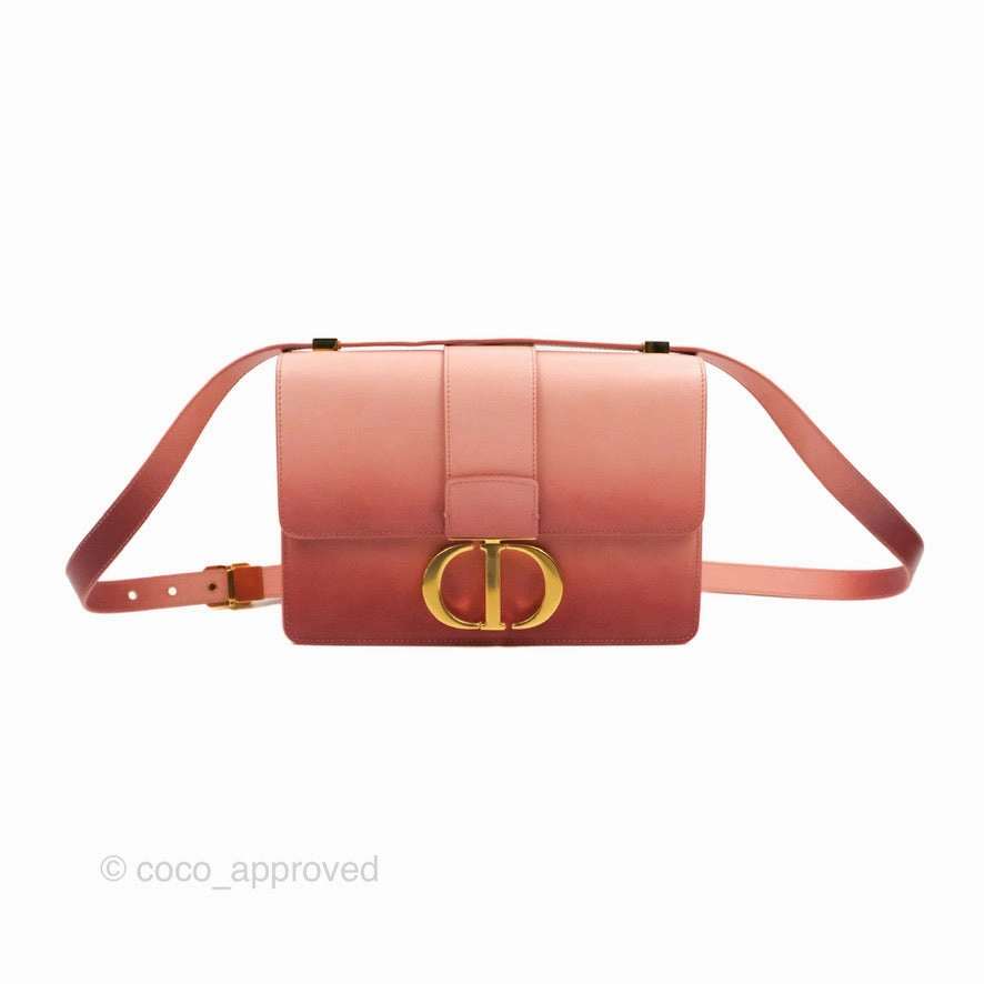 Dior 30 Montaigne Bag Smooth Calfskin Gradient Rose Multicolour