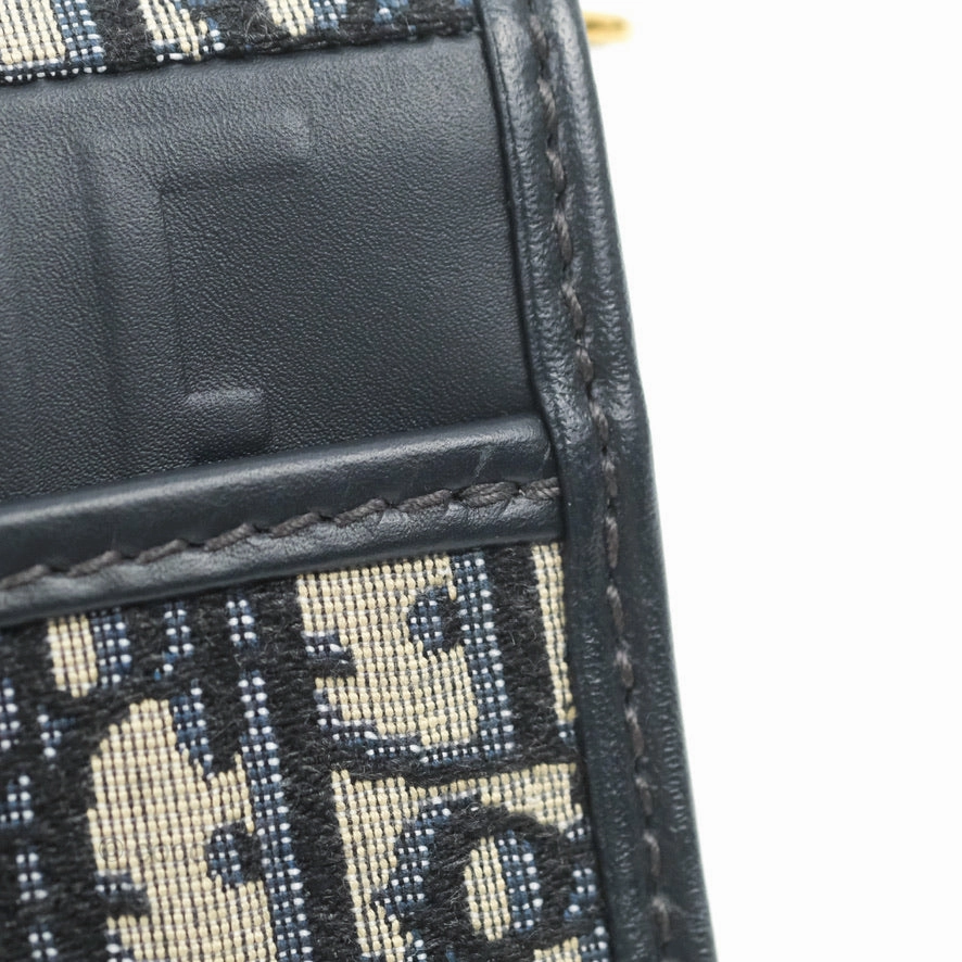 Dior 30 Montaigne Clutch Navy Oblique Canvas