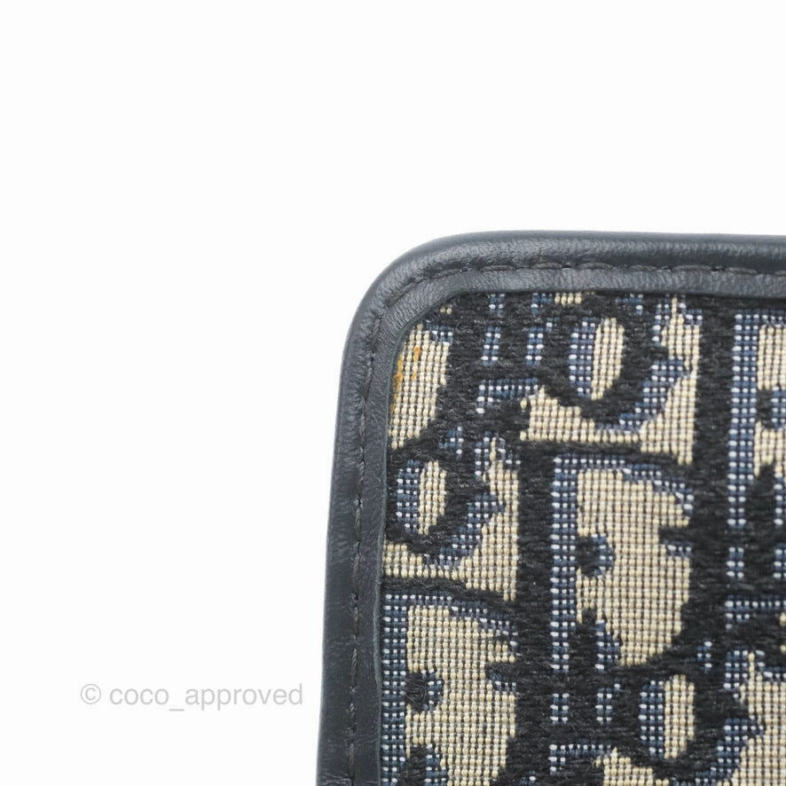 Dior 30 Montaigne Clutch Navy Oblique Canvas