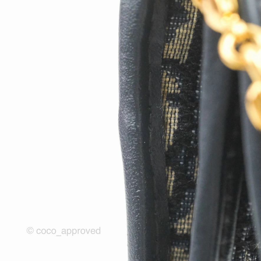 Dior 30 Montaigne Clutch Navy Oblique Canvas
