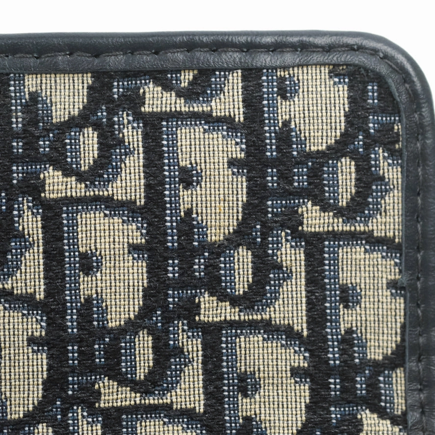 Dior 30 Montaigne Clutch Navy Oblique Canvas