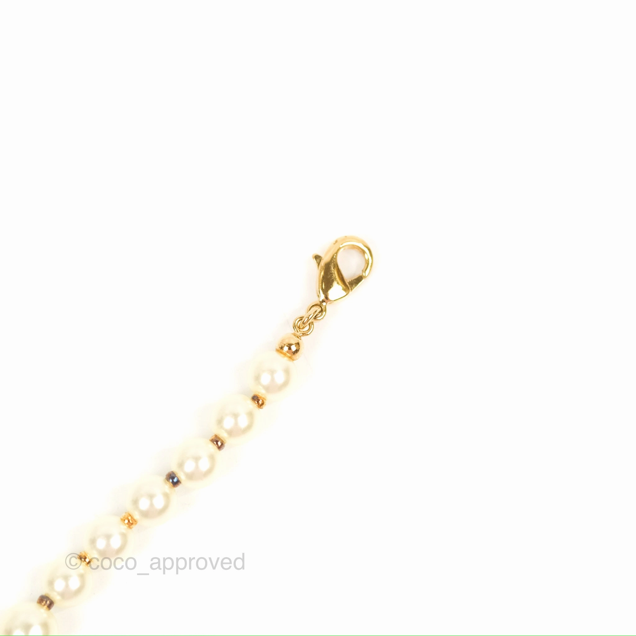Dior 30 Montaigne Pearl Bracelet Gold Tone