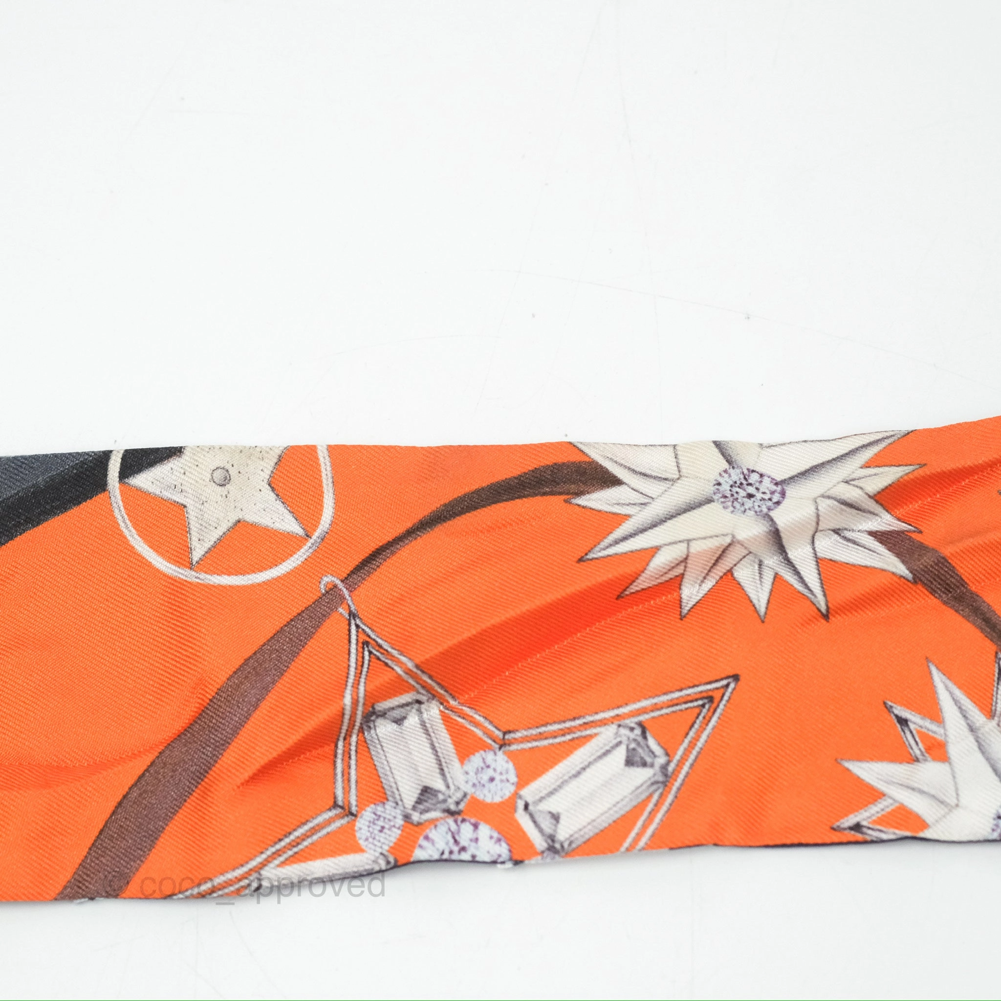 Dior ABCDior Silk Mitzah Scarf Letter S