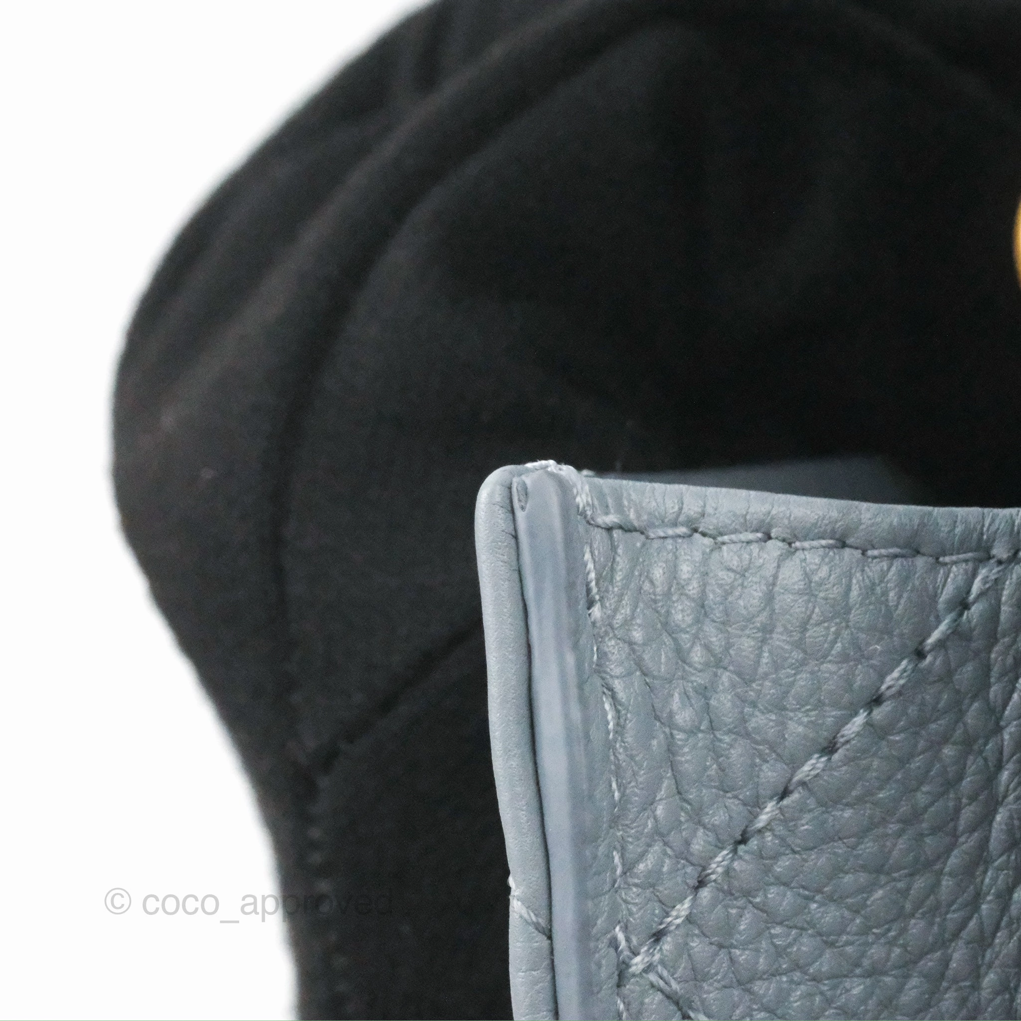Dior Caro Pouch With Chain Cloud Blue Cannage Calfskin