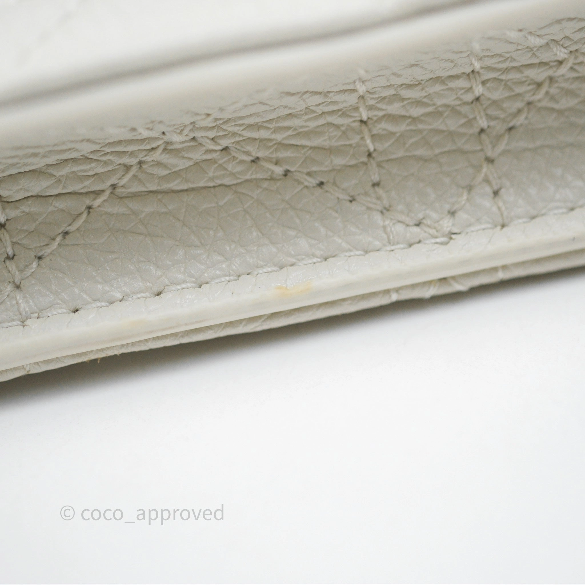 Dior Caro Pouch with Chain Latte Supple Cannage Calfskin
