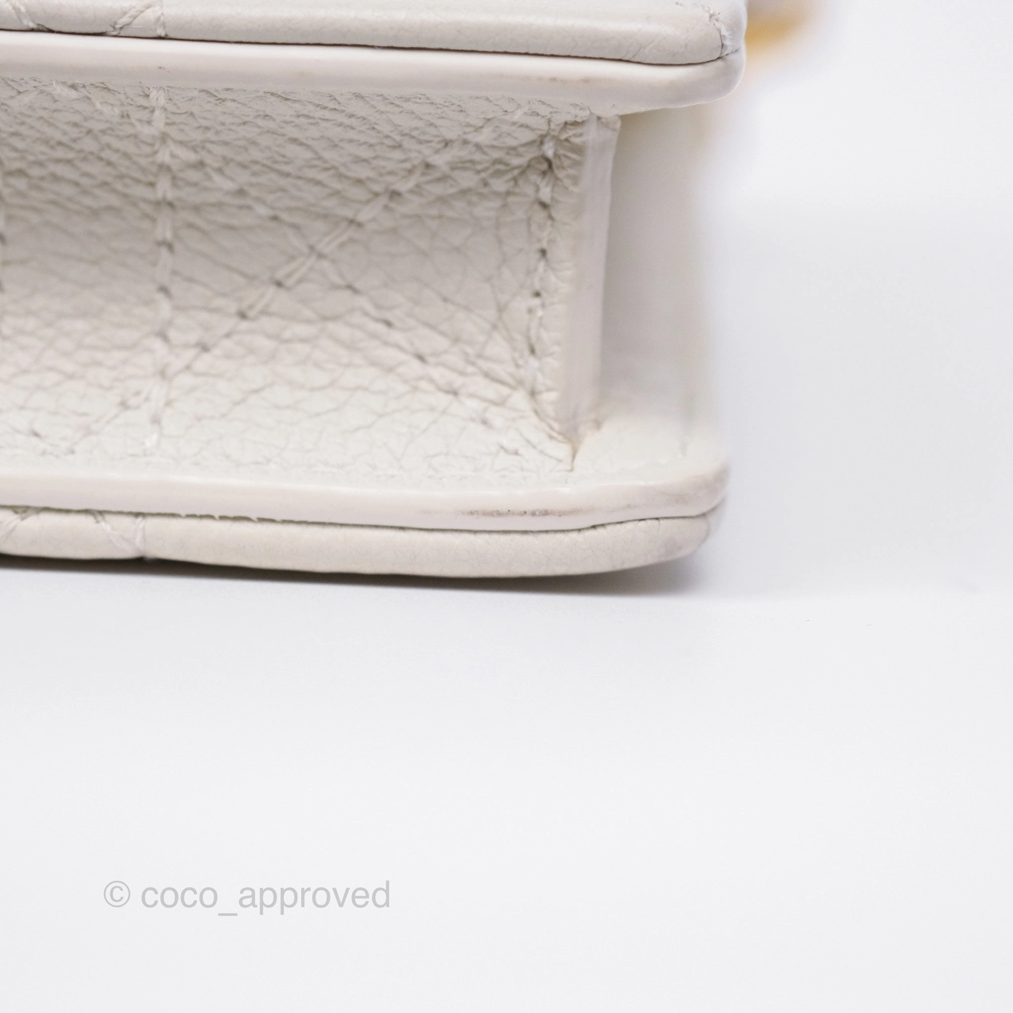 Dior Caro Pouch With Chain Latte Supple Cannage Calfskin