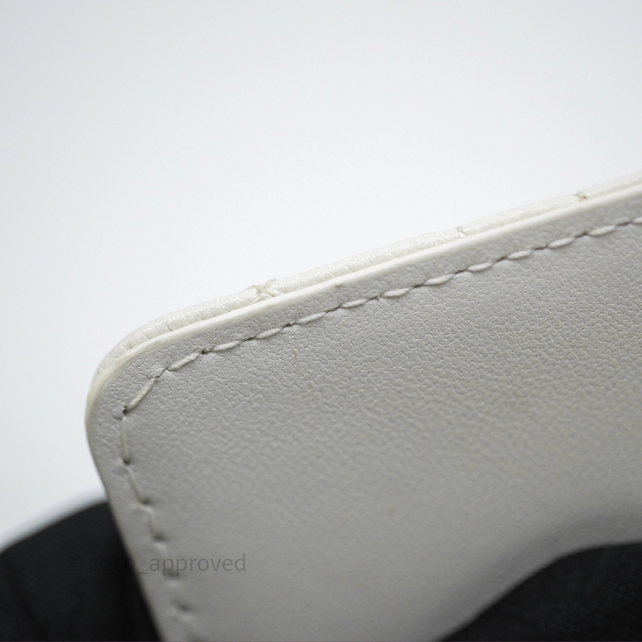 Dior Caro Pouch with Chain Latte Supple Cannage Calfskin