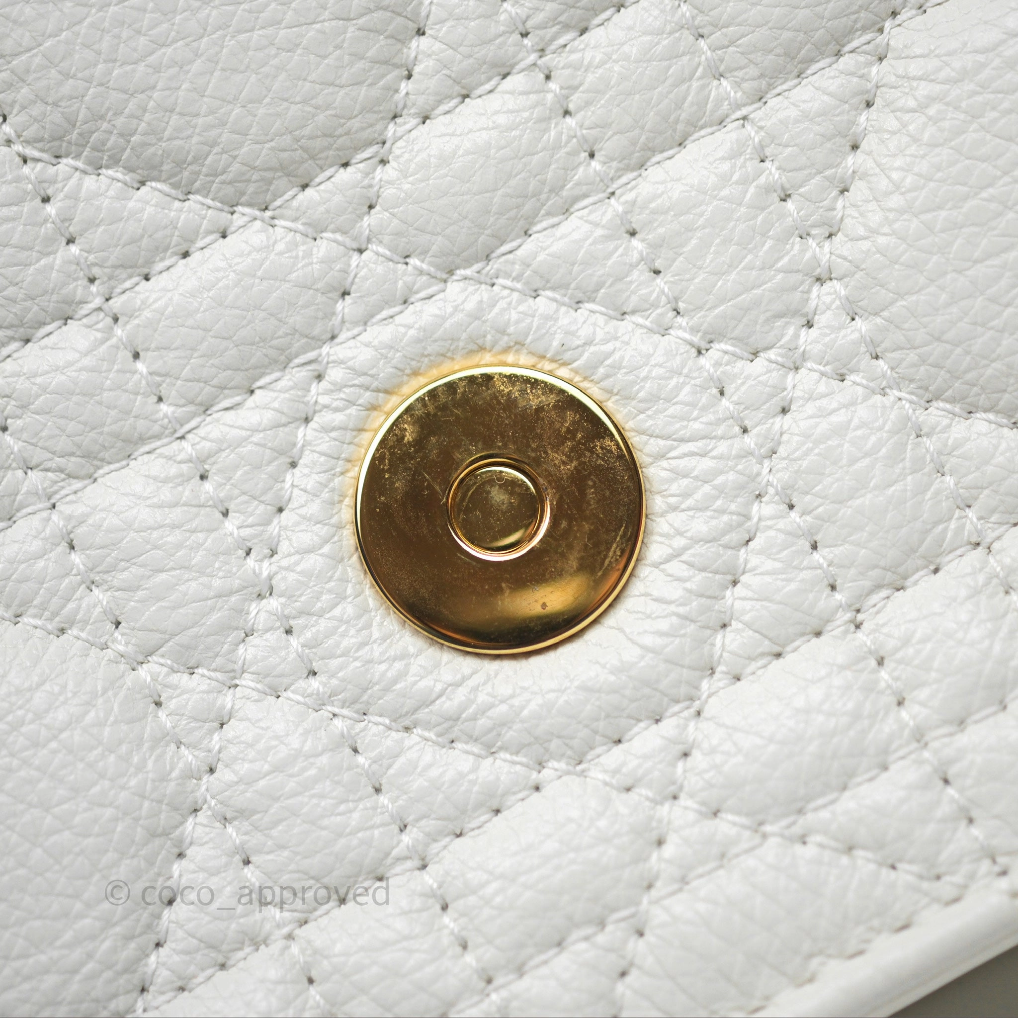 Dior Caro Pouch with Chain Latte Supple Cannage Calfskin